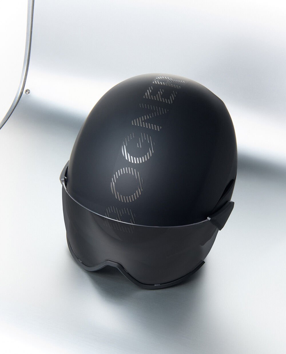 This black helmet with BOGNER lettering is placed on a white background.