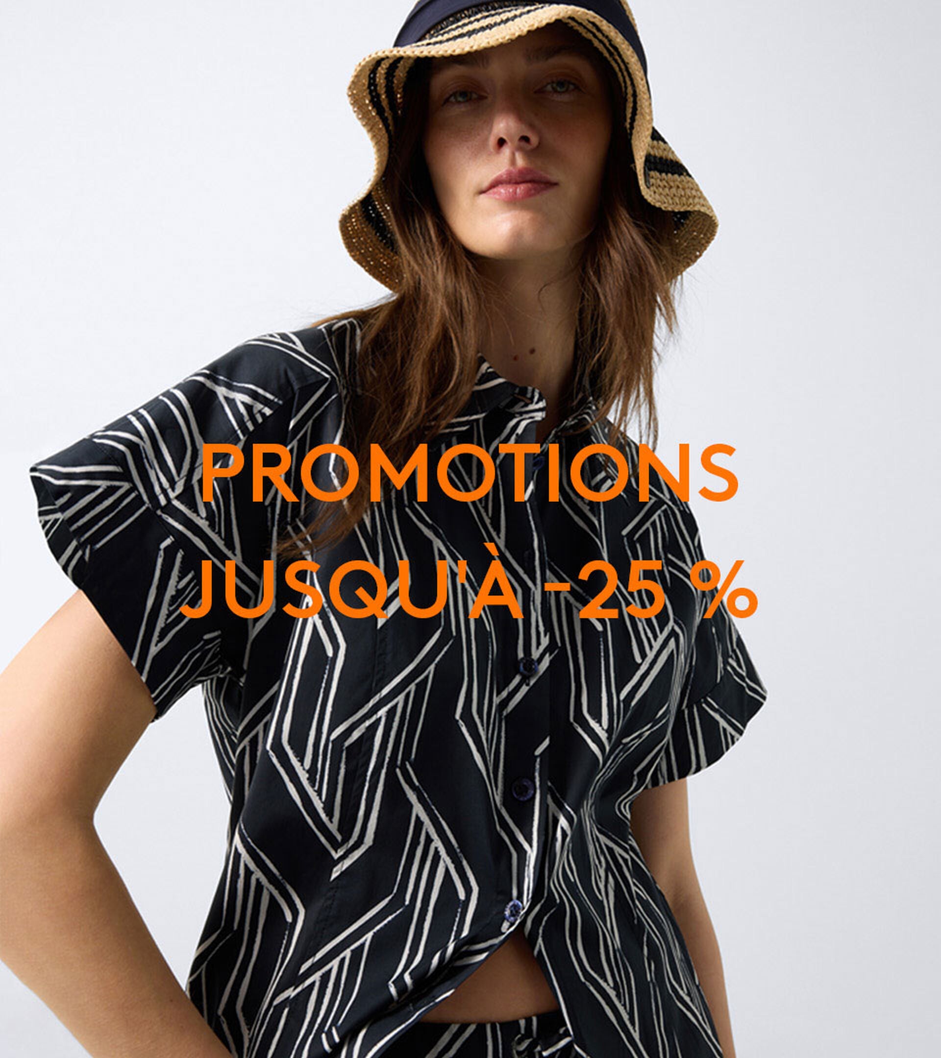 Promotions : profitez de r&eacute;ductions allant jusqu'&agrave; 25 % sur une s&eacute;lection de mod&egrave;les de la collection Printemps/&Eacute;t&eacute; 2026.
