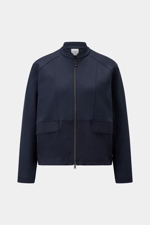 Sweat-Jacke Galina Navy-Blau