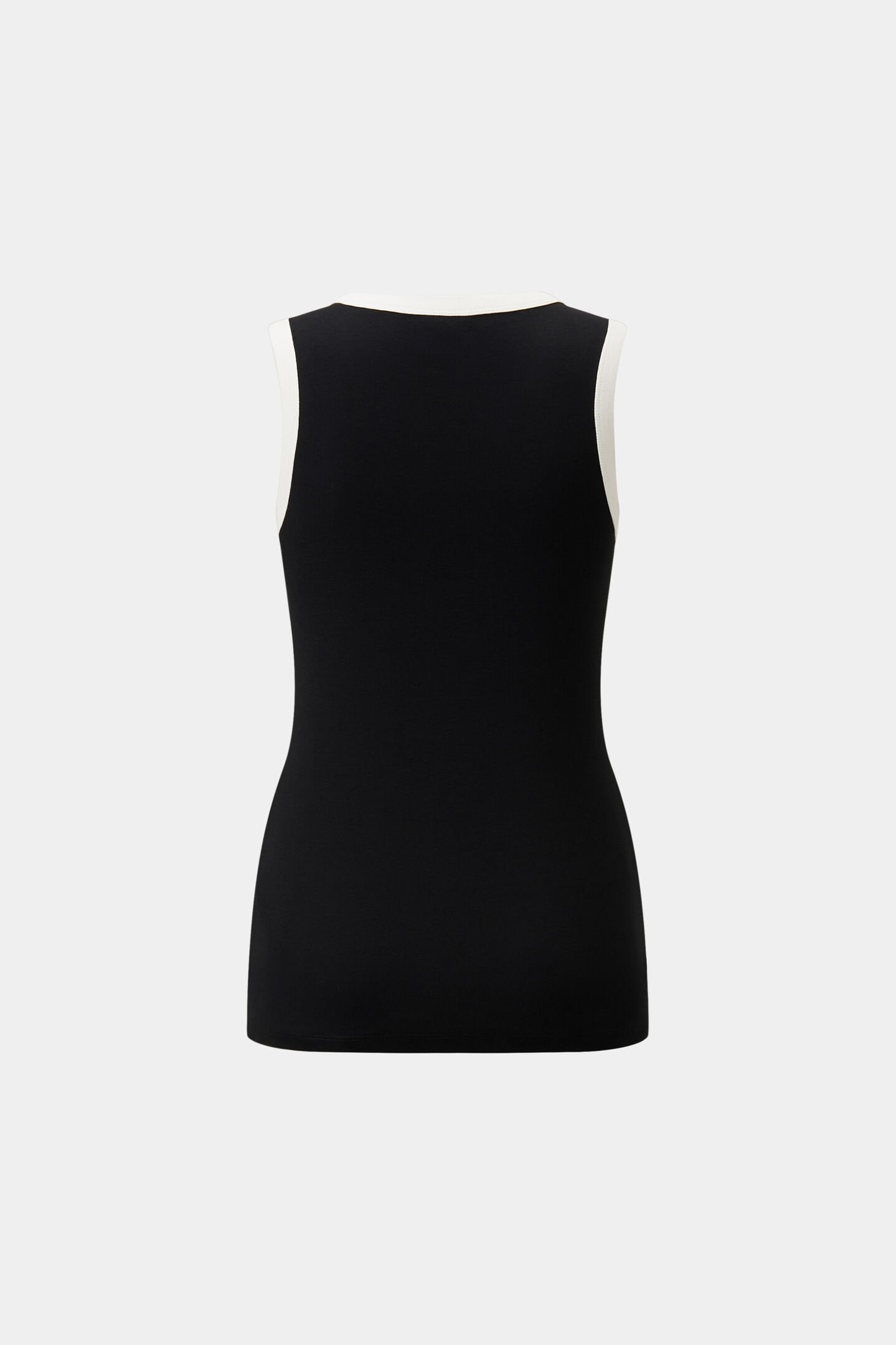 Tanktop Niki Schwarz/Off-White