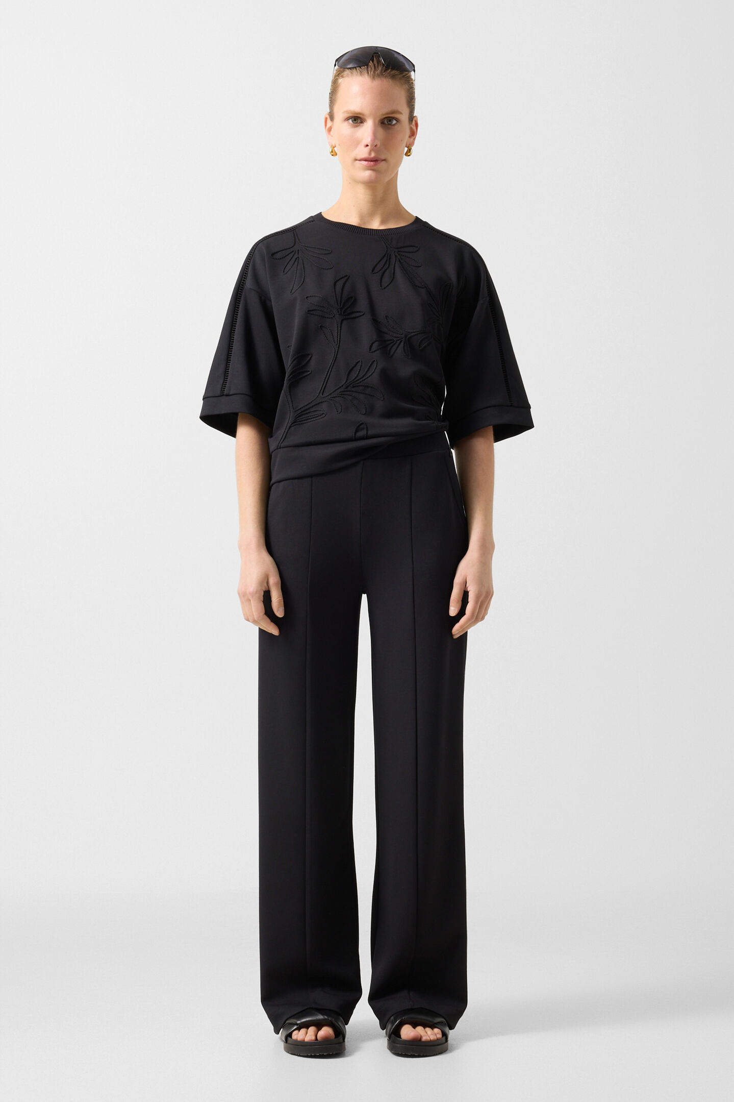 Ruby jersey trousers Black