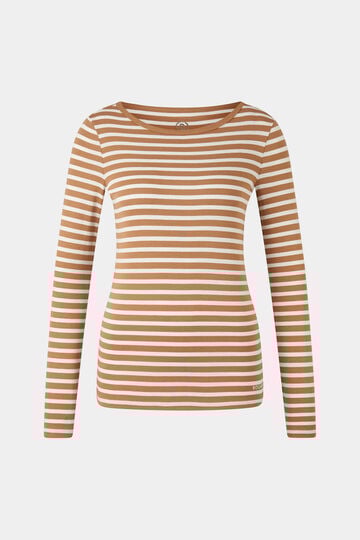 Longsleeve Louna Camel/Weiß Longsleeve Louna Camel/Weiß