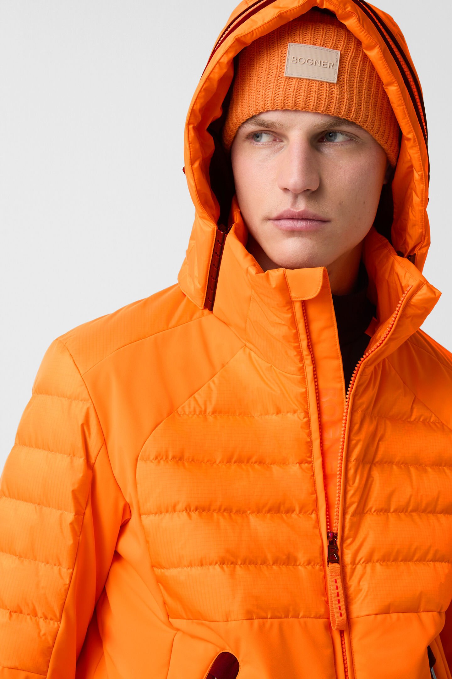 Henik down ski jacket Orange