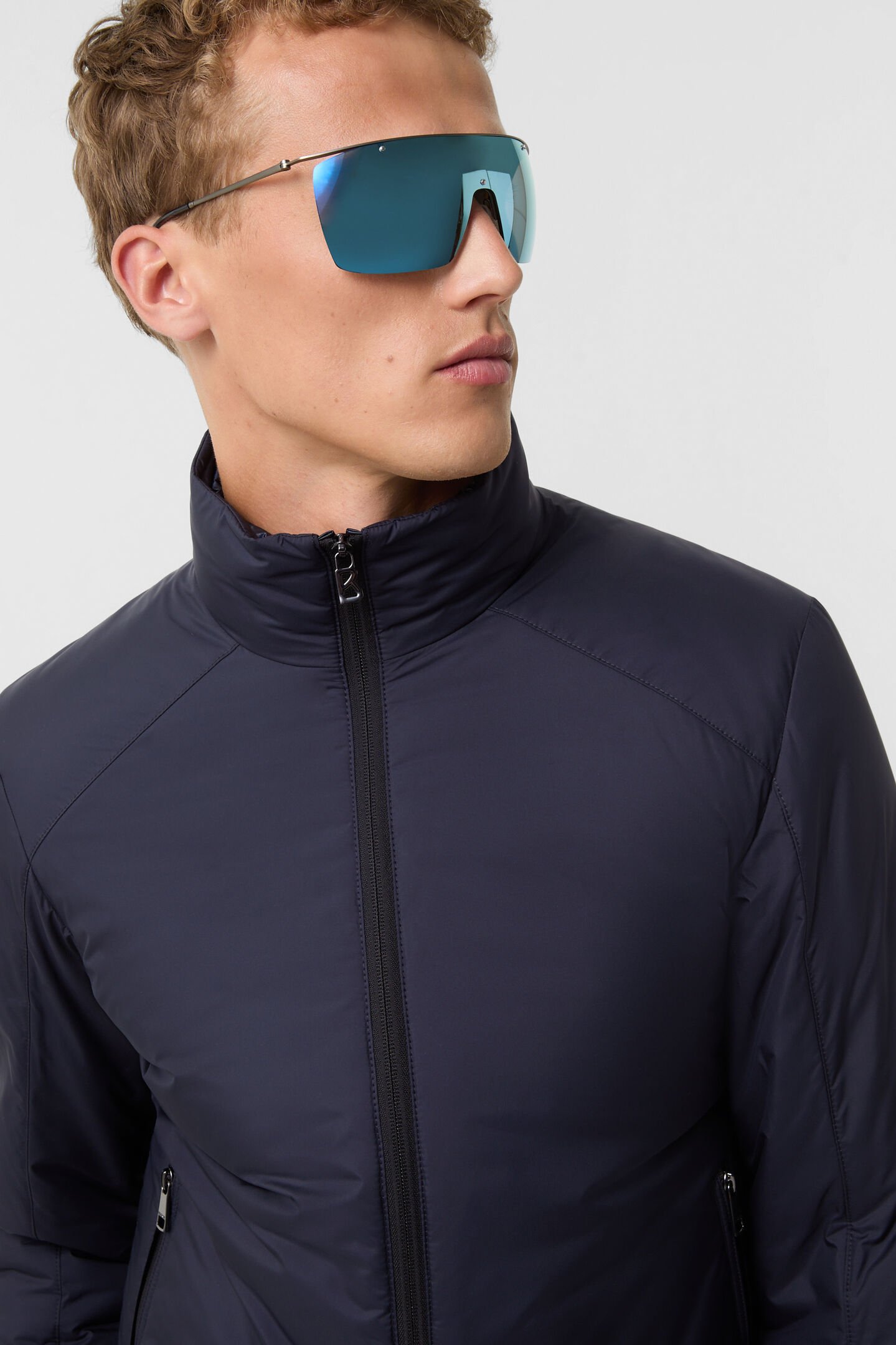 Conno lightweight down jacket Navy blue