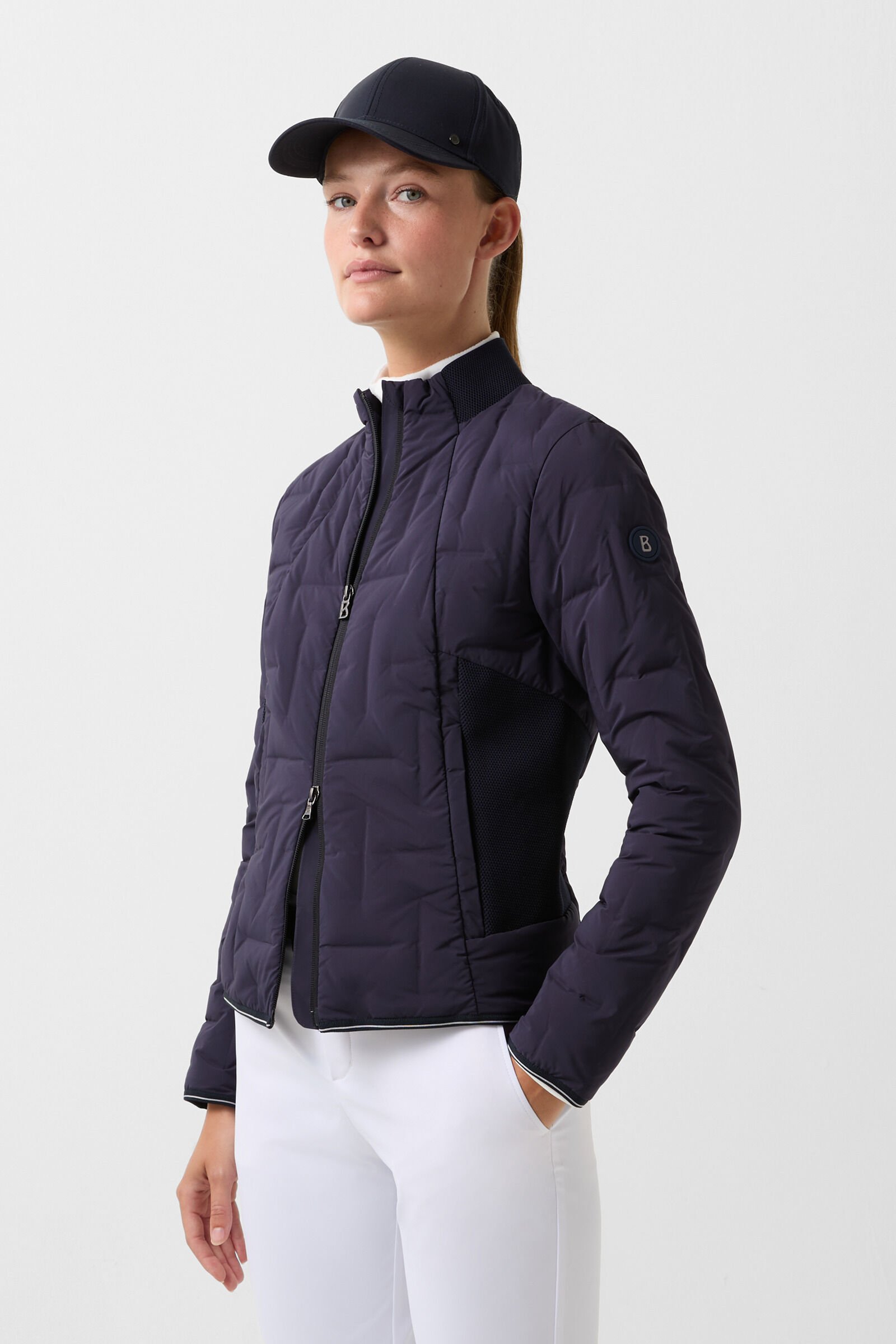 Jina lightweight down jacket Navy blue