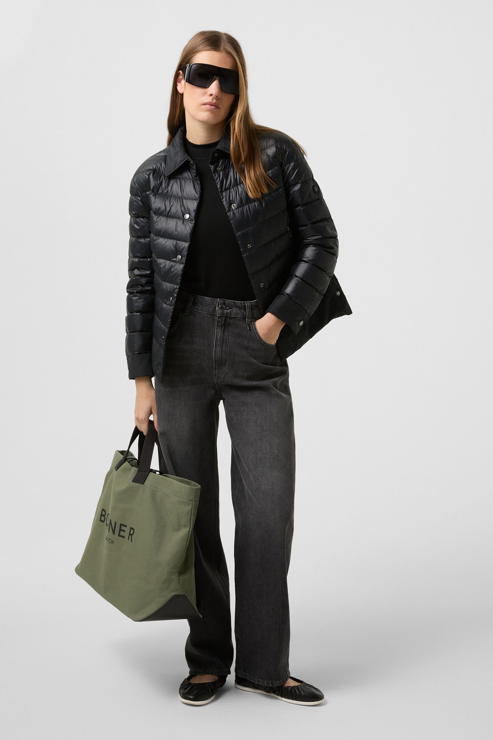 Audrey lightweight down jacket Black