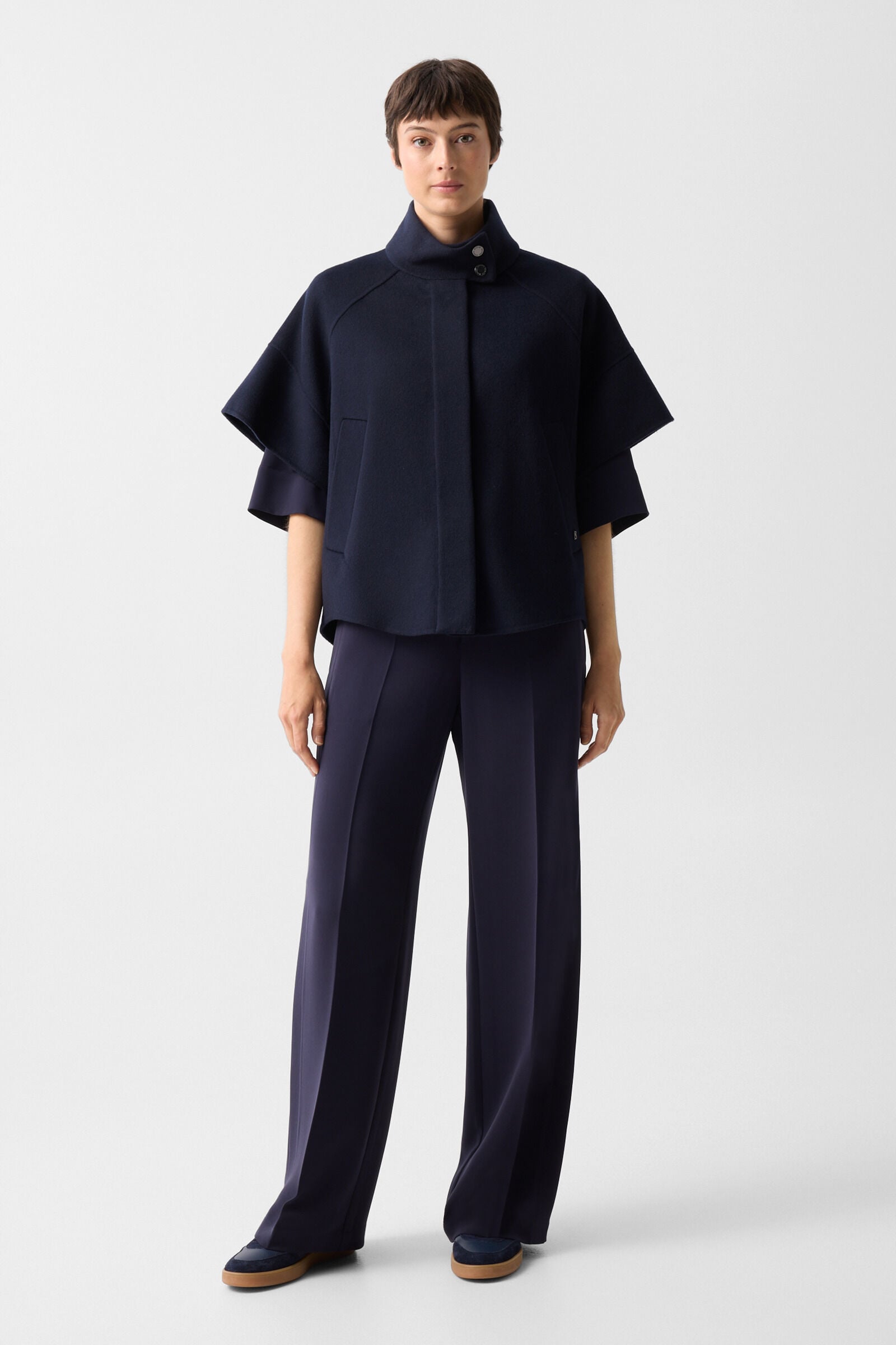 Wool waistcoat Venice Navy blue