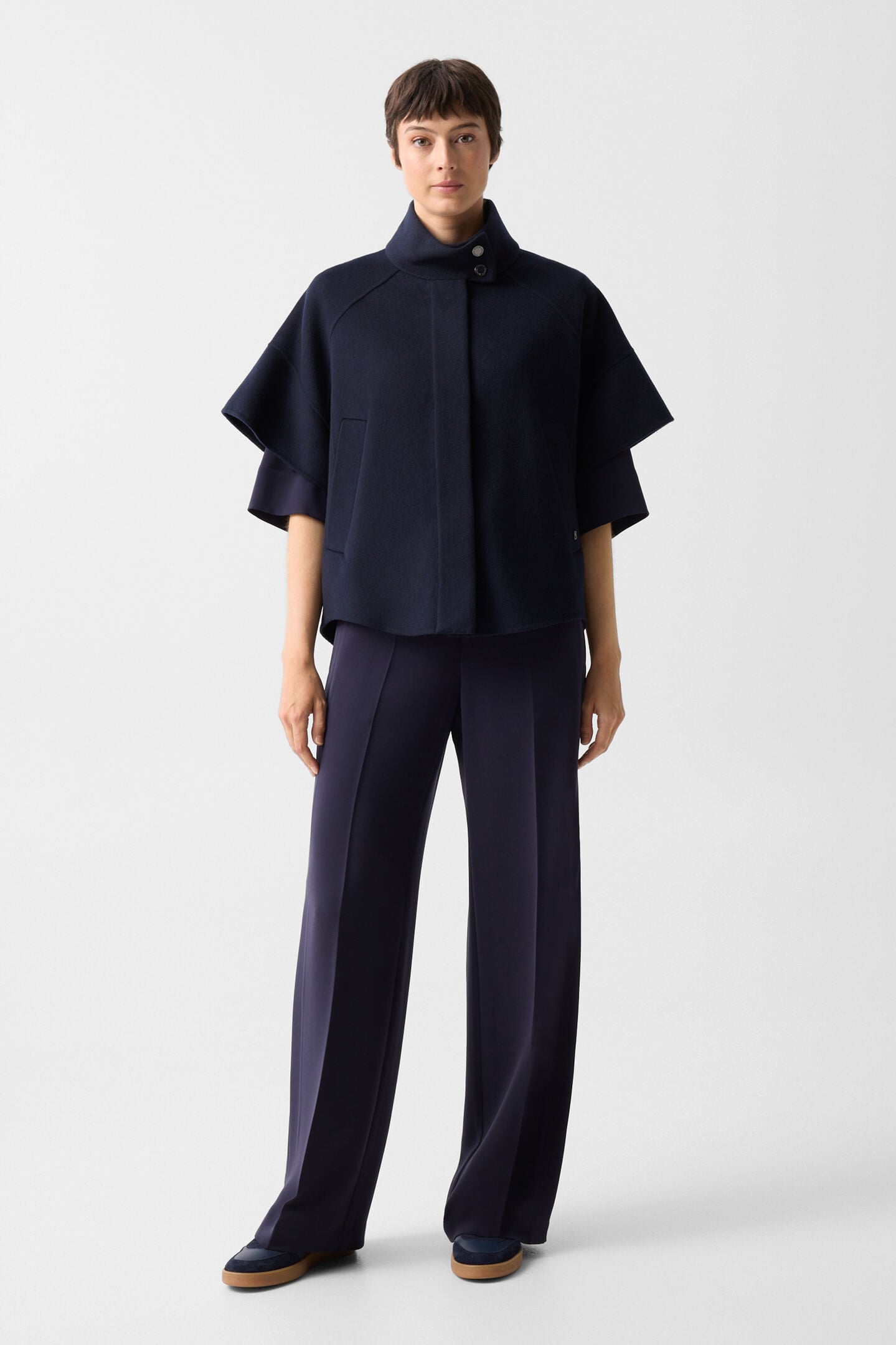 Wool waistcoat Venice Navy blue