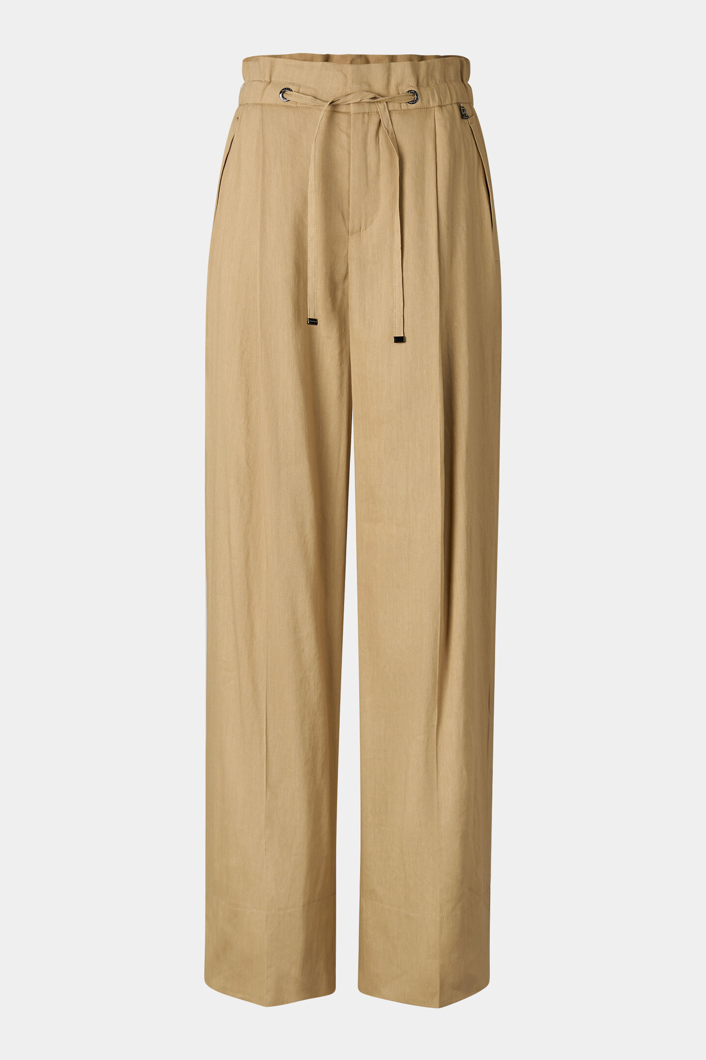 Pleated trousers Candy Camel