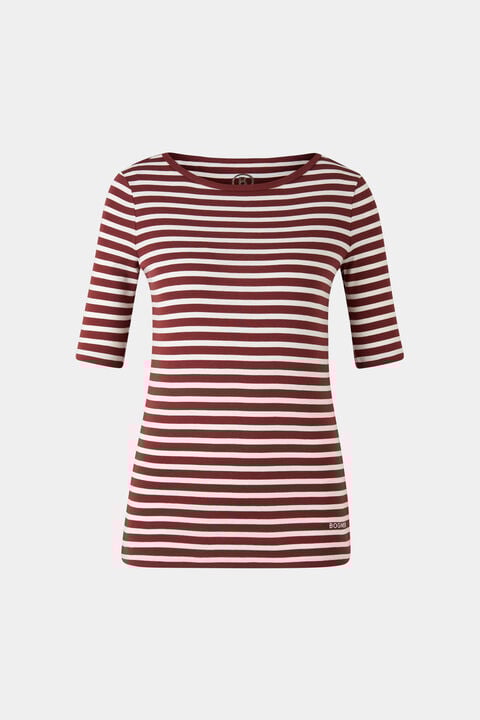 T-Shirt Louna Weinrot/Off-White T-Shirt Louna Weinrot/Off-White