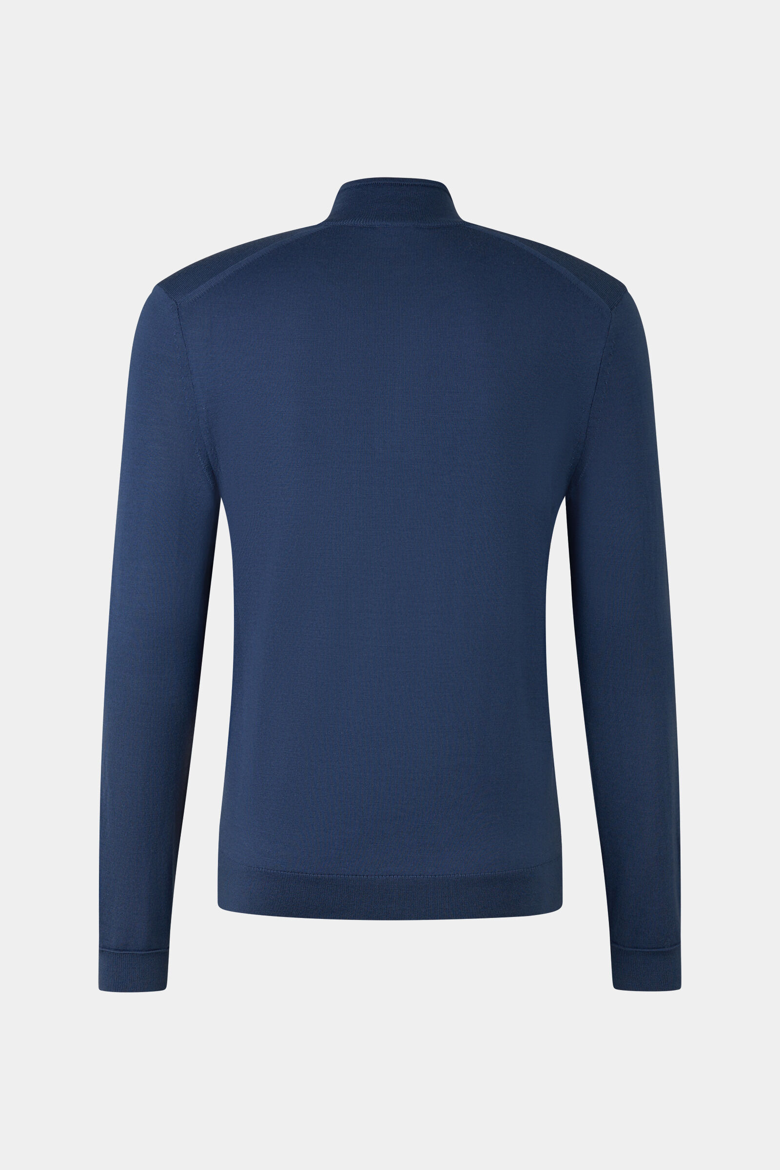 Ouri fine knit troyer Blue