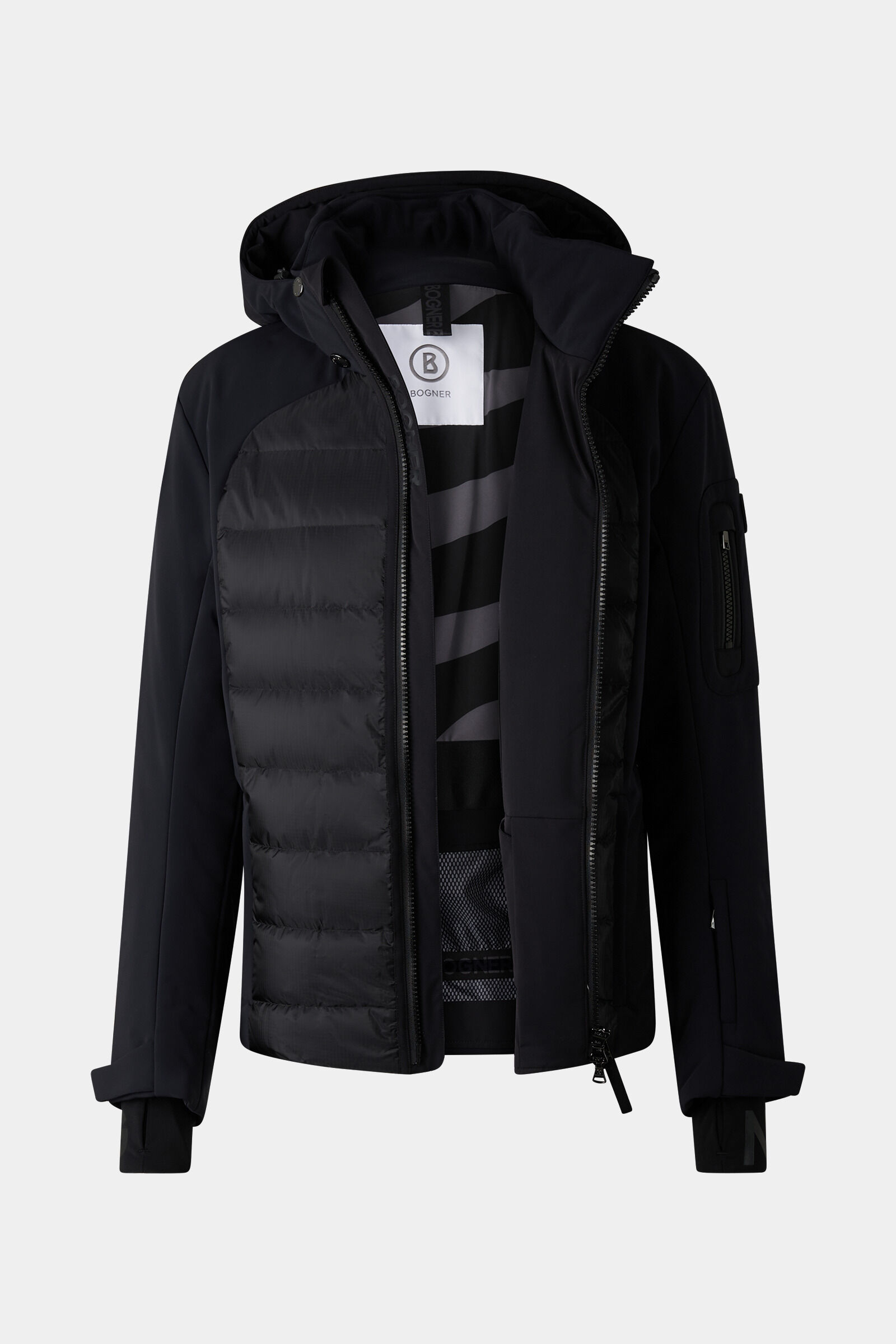 Zoran softshell ski jacket Black