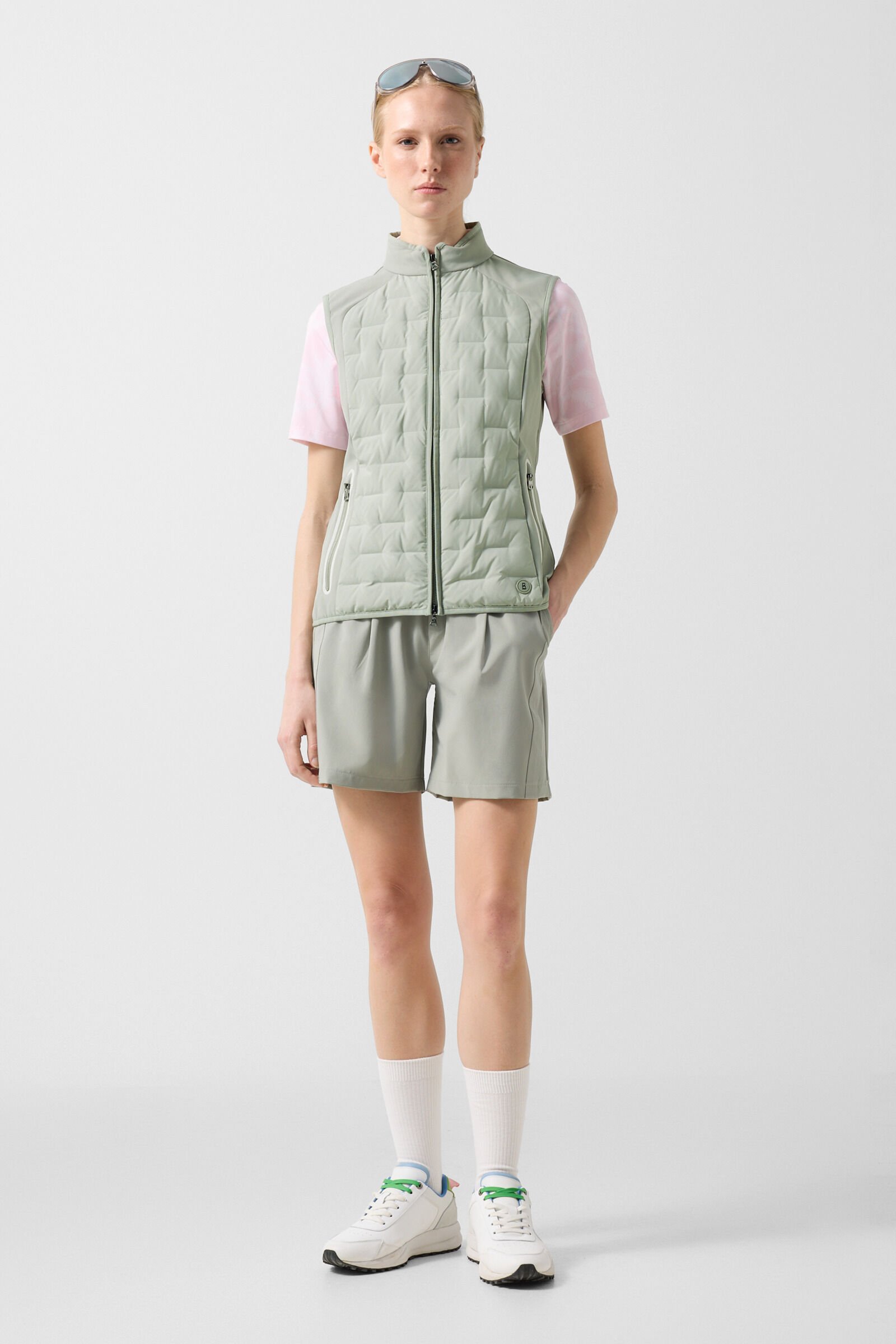 Gilet hybride Lina Eucalyptus