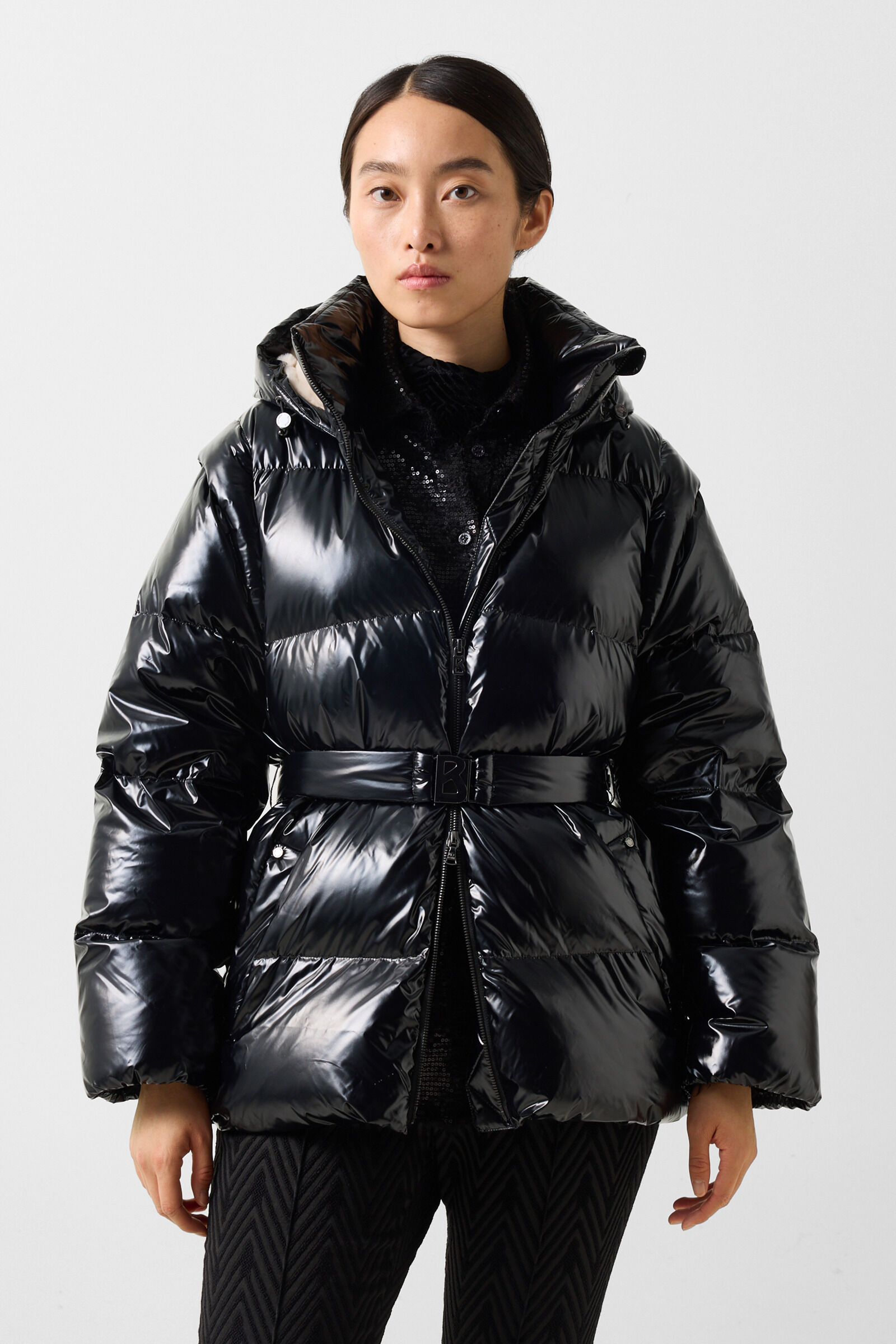 Inez 2-in-1 Down Jacket Black
