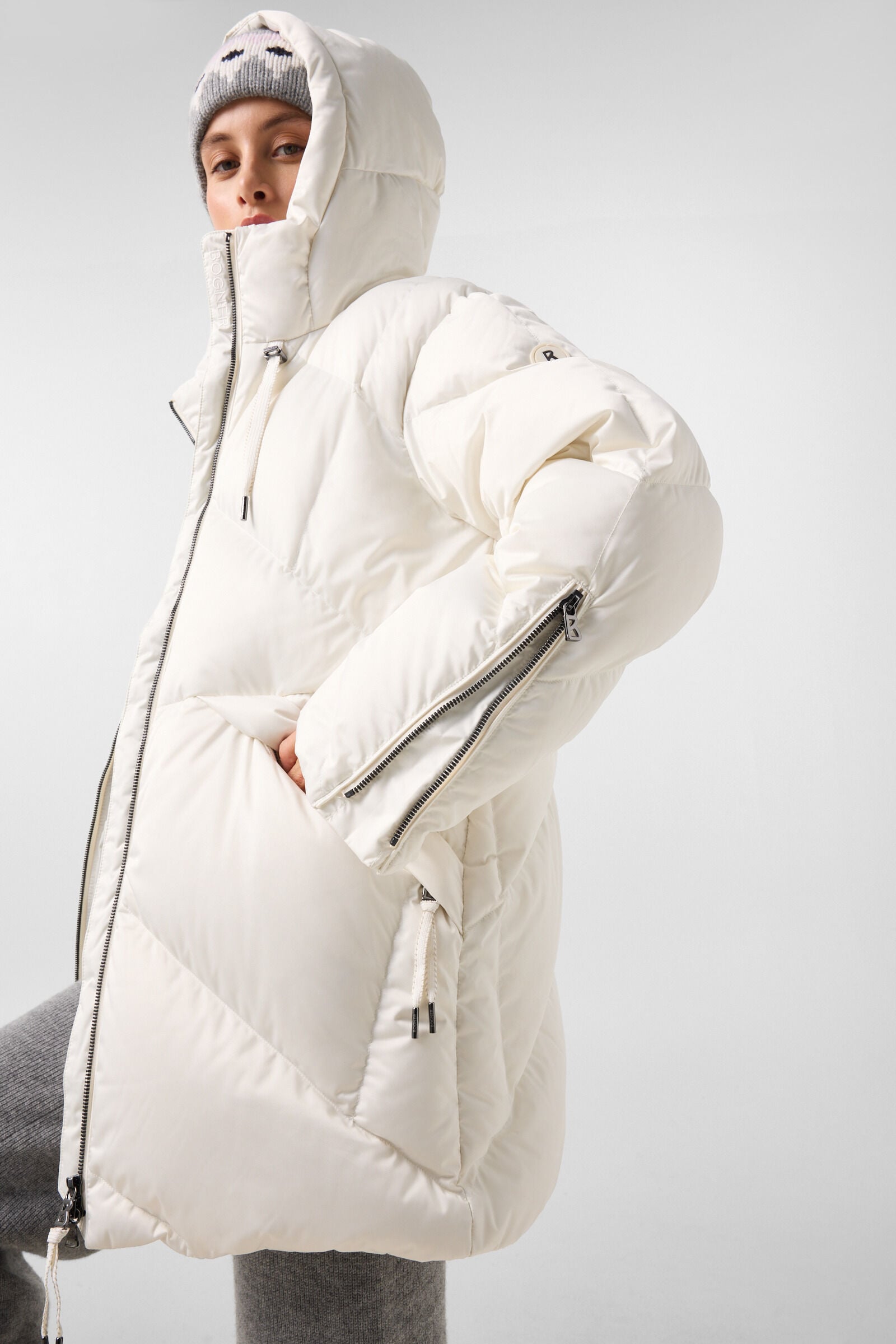 Glenda Down Parka Off-White