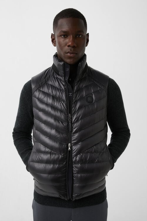 Lasse quilted waistcoat Anthracite