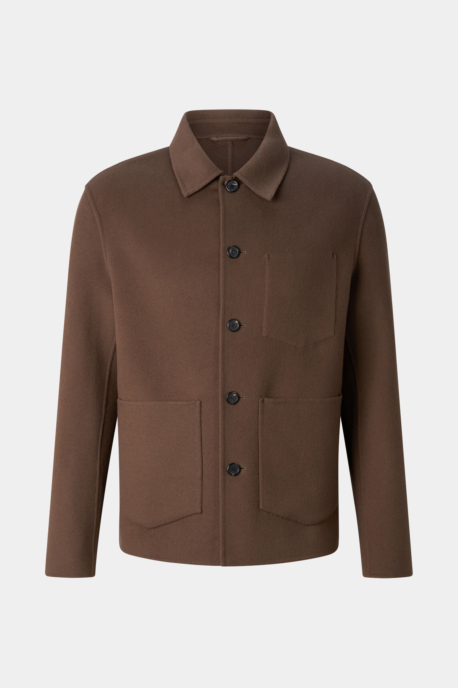 Doubleface-Woll-Hemdjacke Mirco Braun