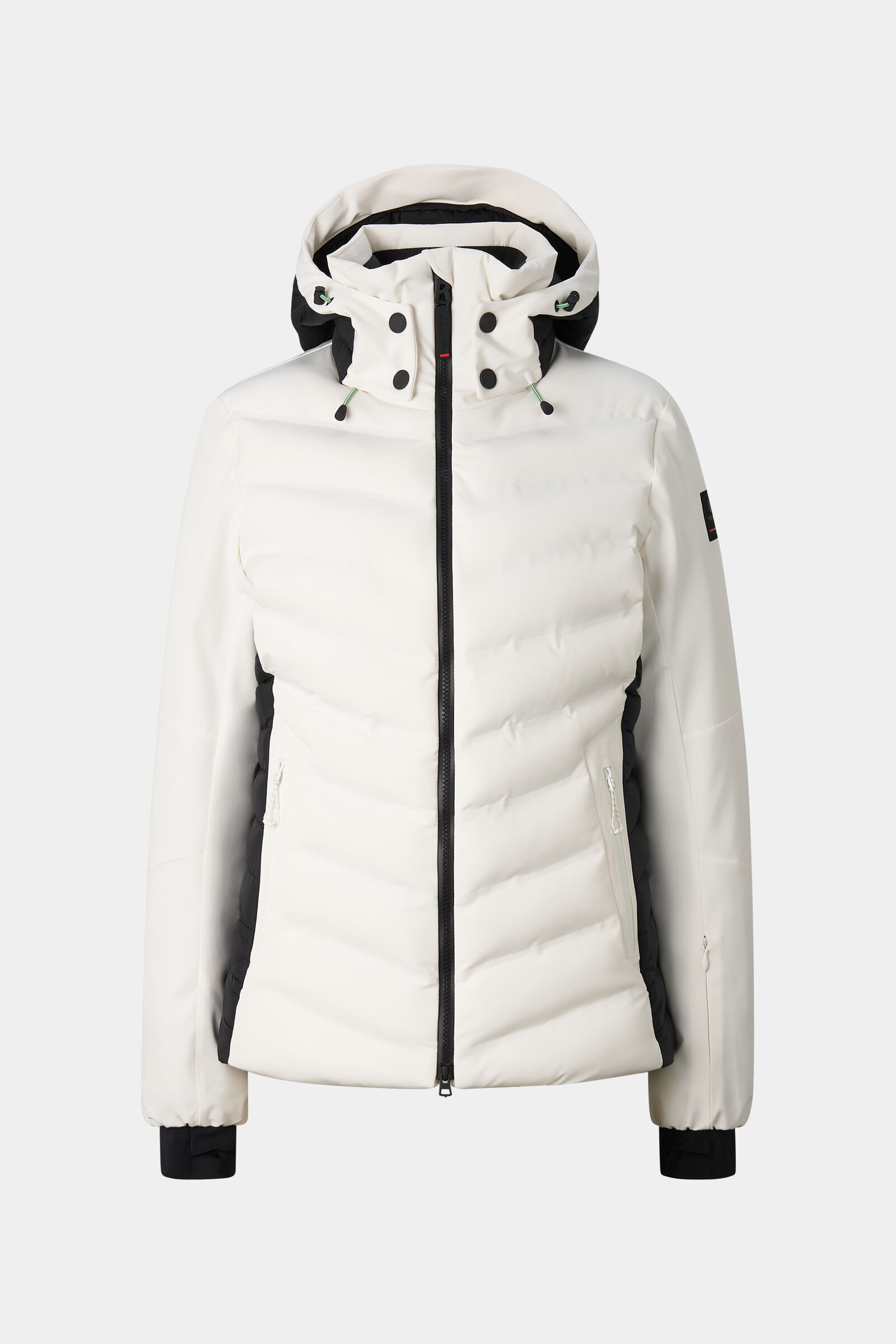 Skijacke Janka Off-White/Schwarz