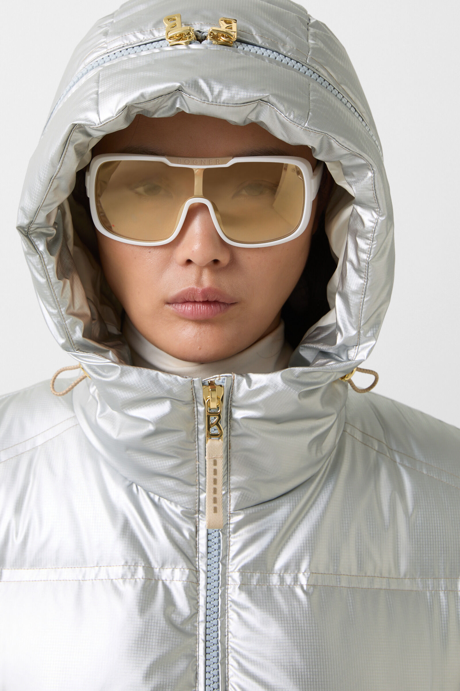 Livy down waistcoat silver