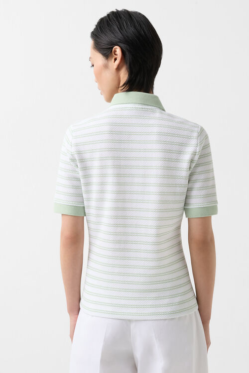 Wendy Polo shirt Mint/White