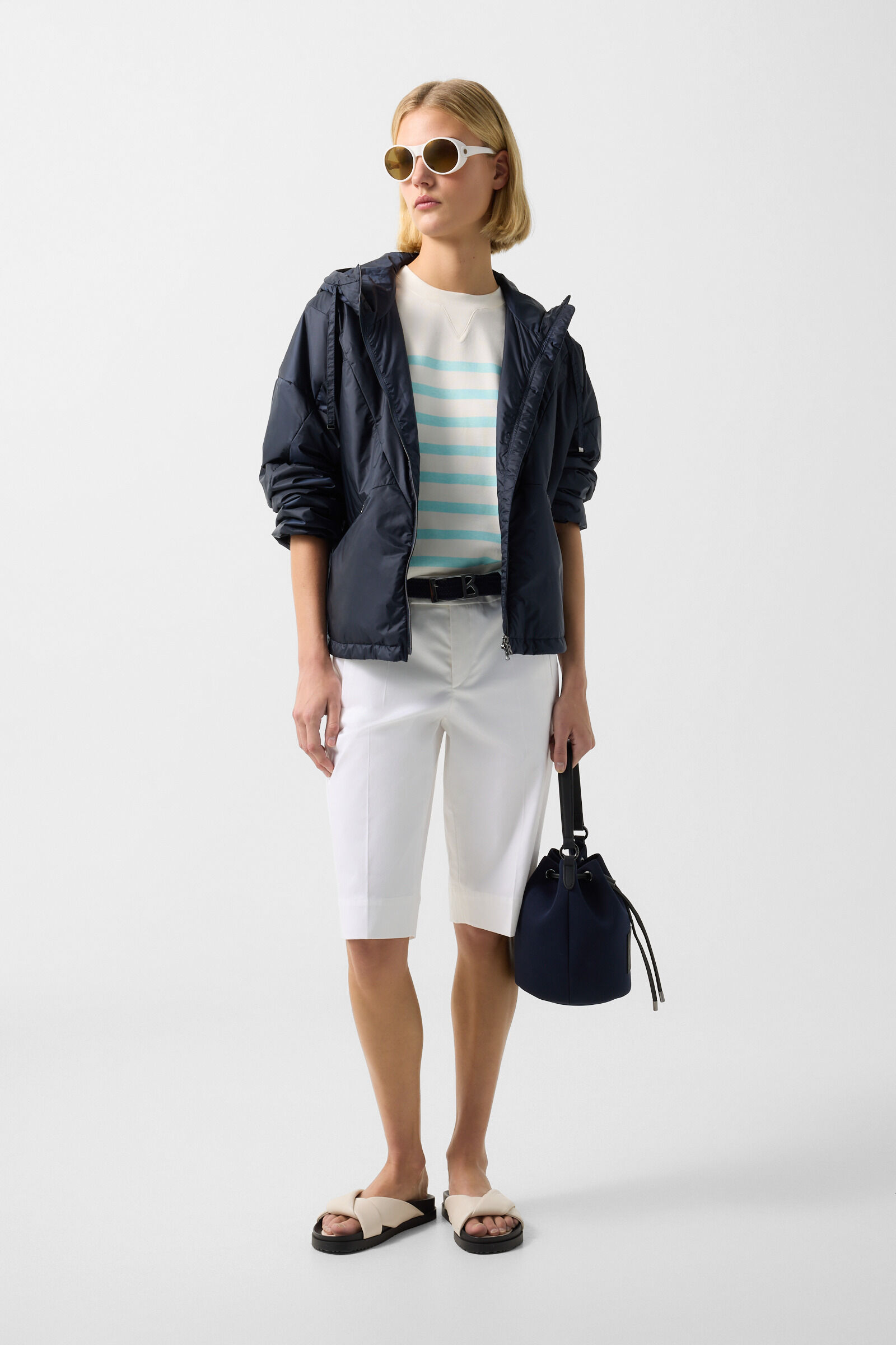 Bucket bag Alvier Ines Dark blue