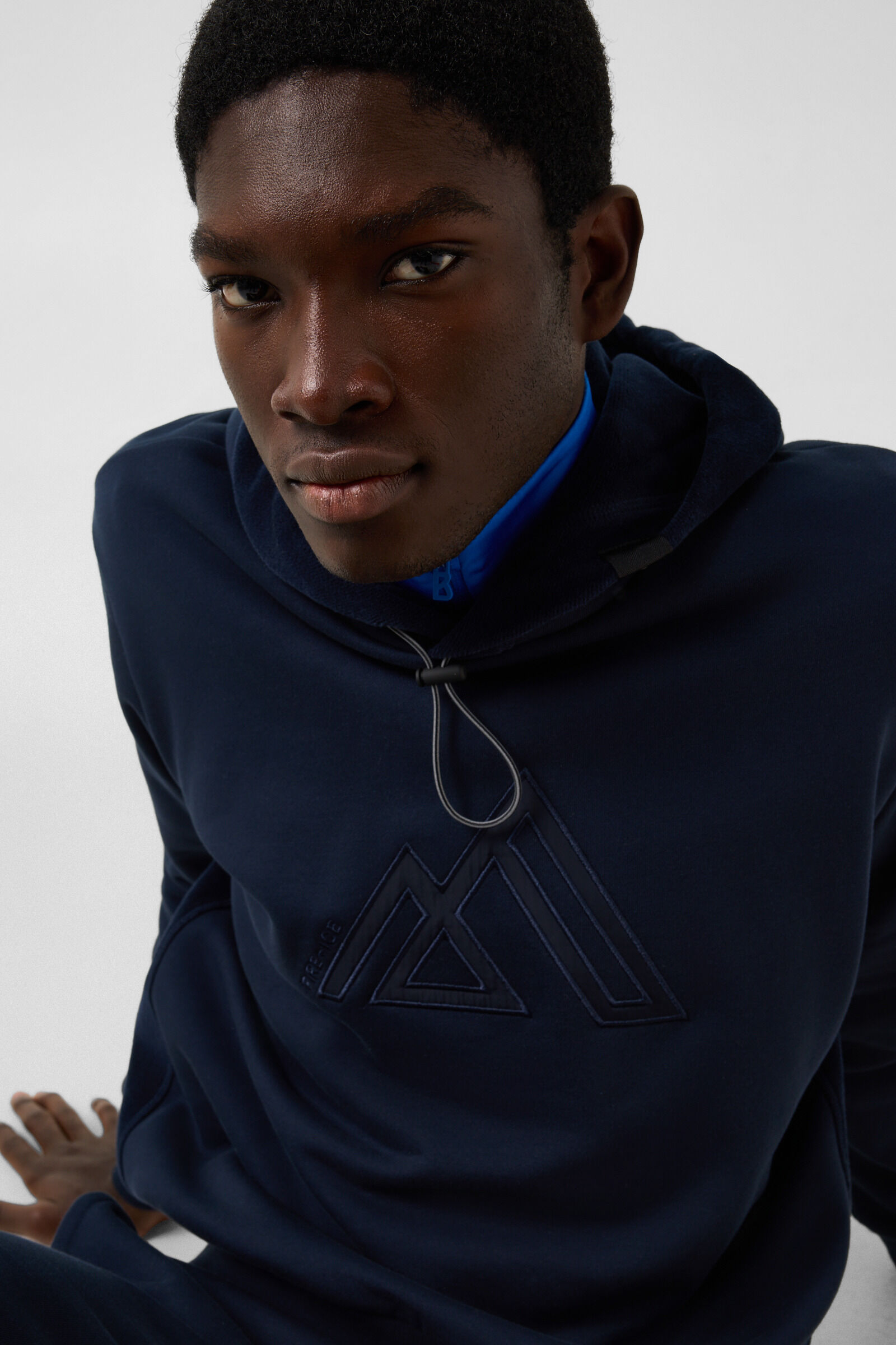 Baumwoll-Hoodie Kristan Navy