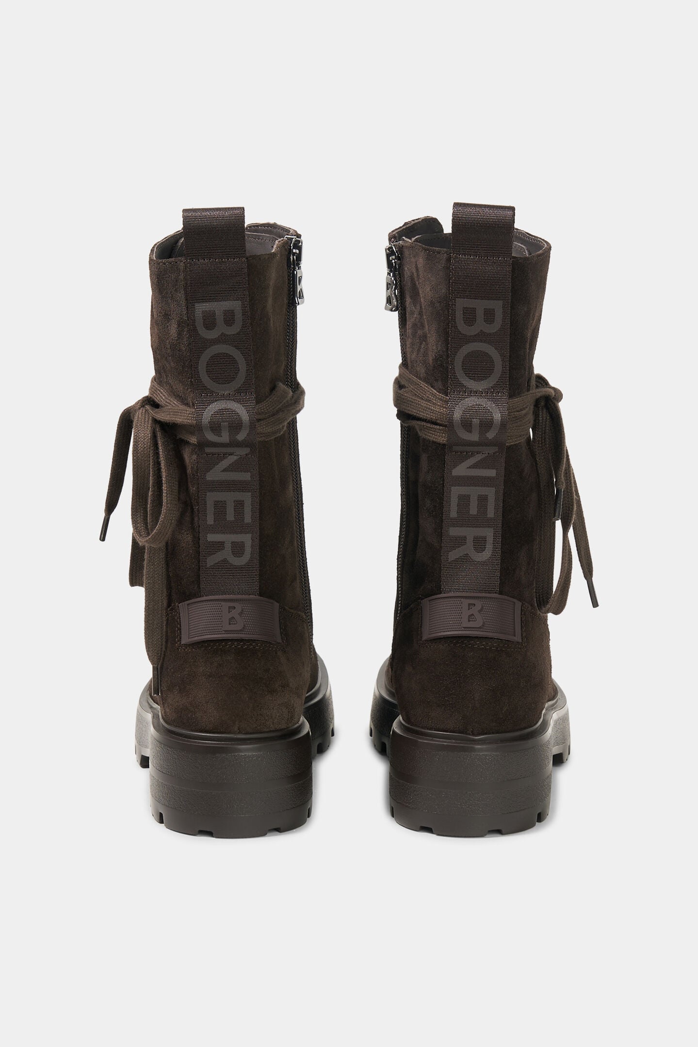 Schn&uuml;rboots Riga Dunkelbraun