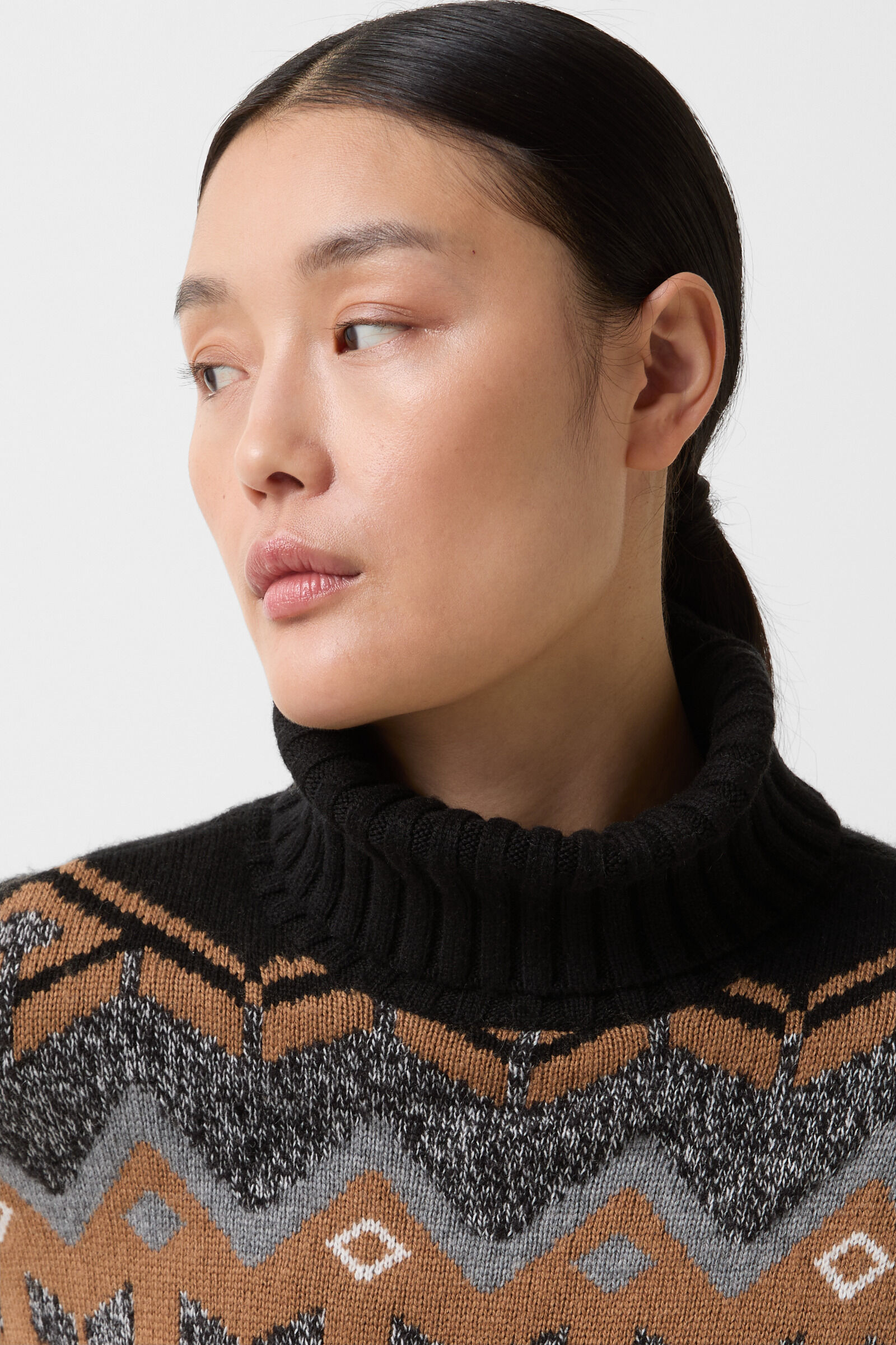 Norwegian jumper Raegan Black/grey/hazel