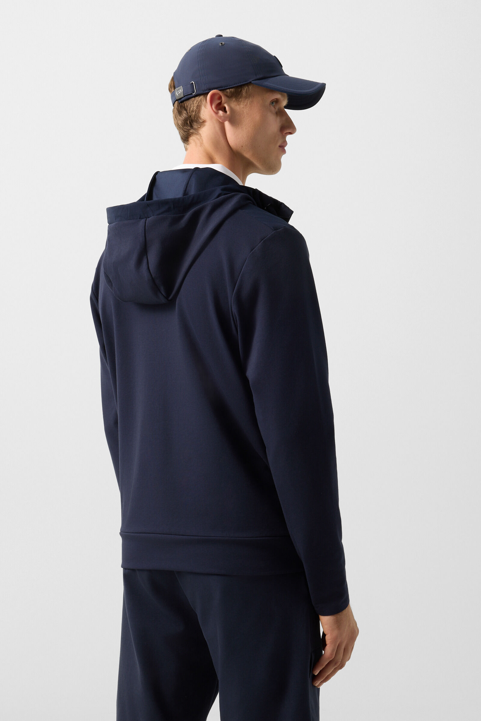 Ernesto jersey jacket Navy blue