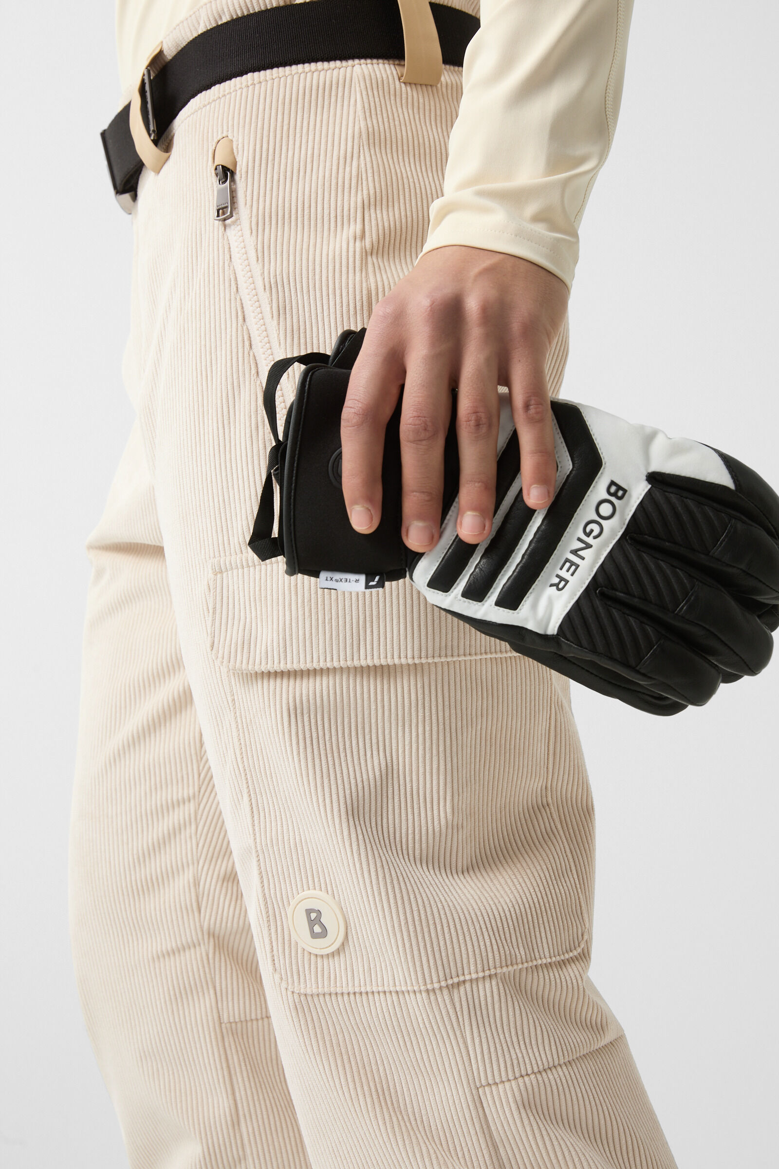 Corbin corduroy ski trousers Sand