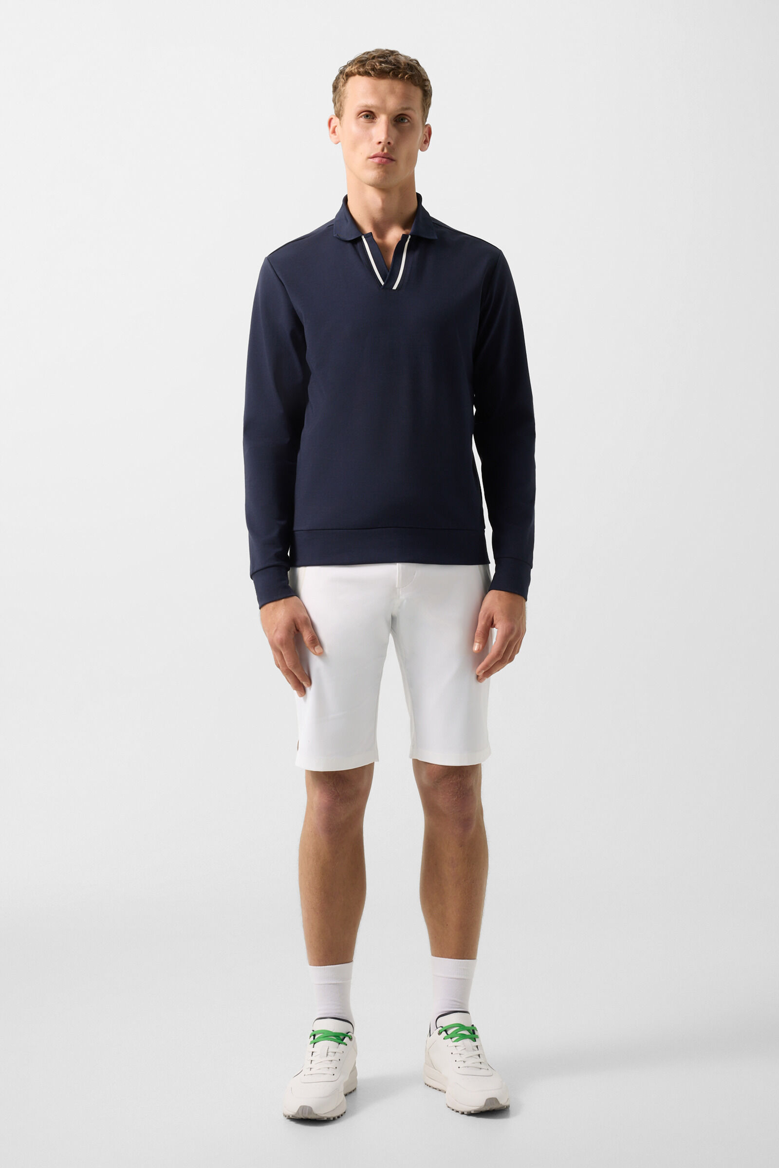 Cajus polo sweatshirt Navy blue