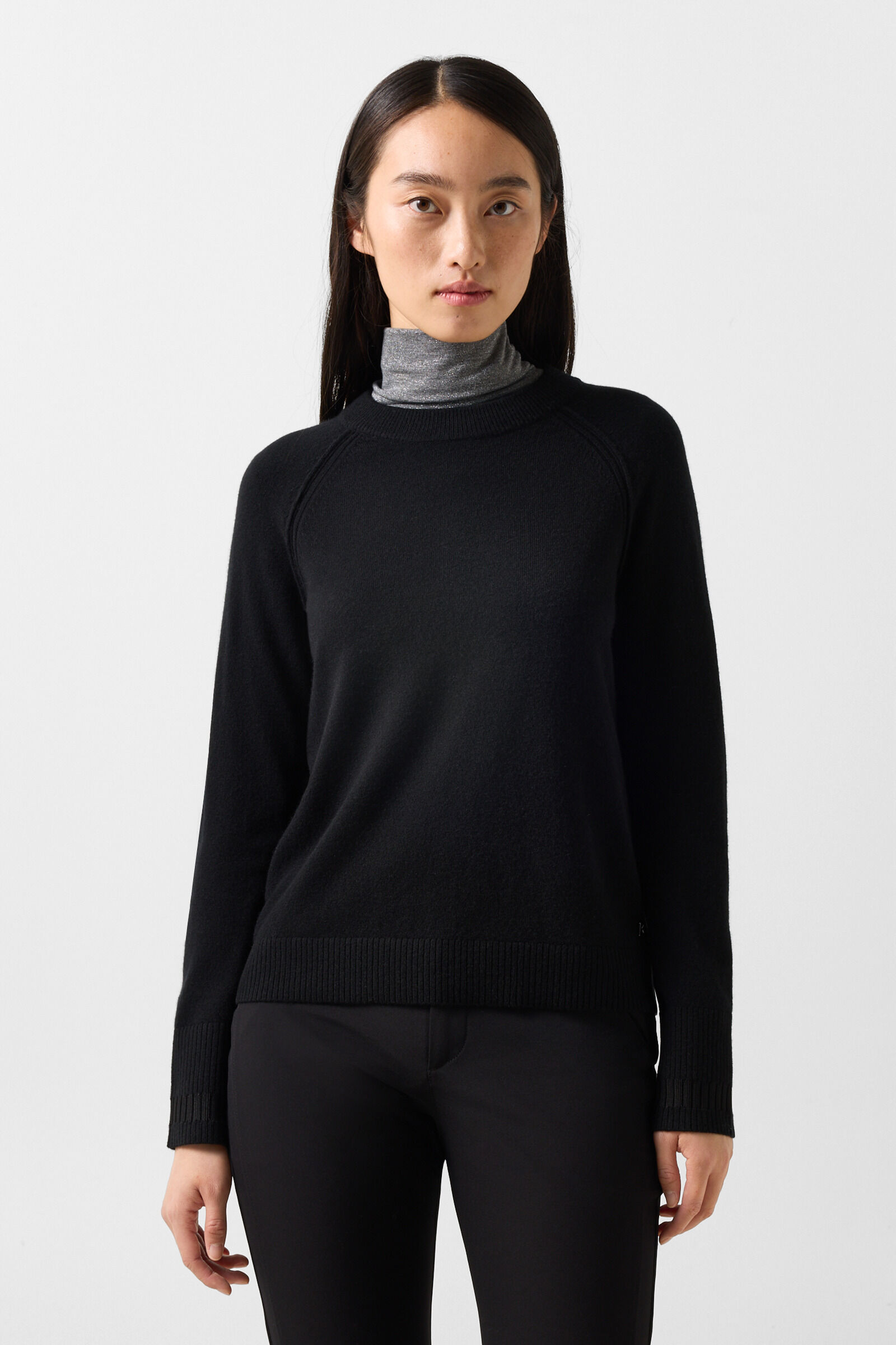 Vanessa pure new wool cashmere sweater Black