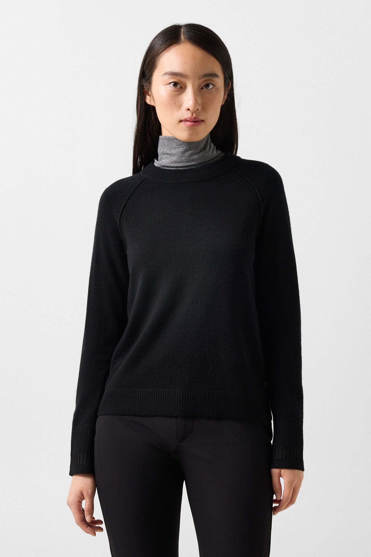 Vanessa pure new wool cashmere sweater Black