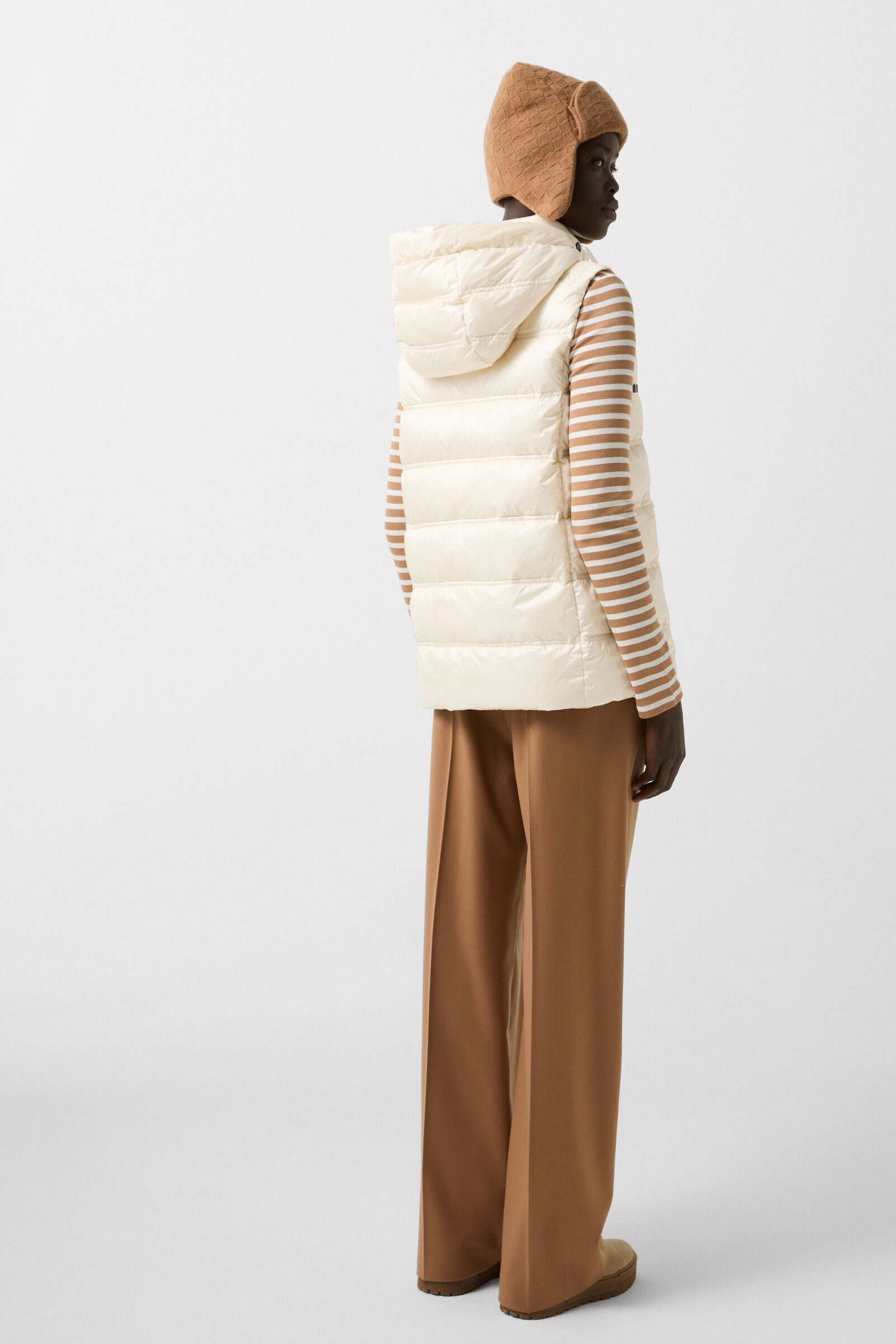 Gilet en duvet Liddy Cr&egrave;me