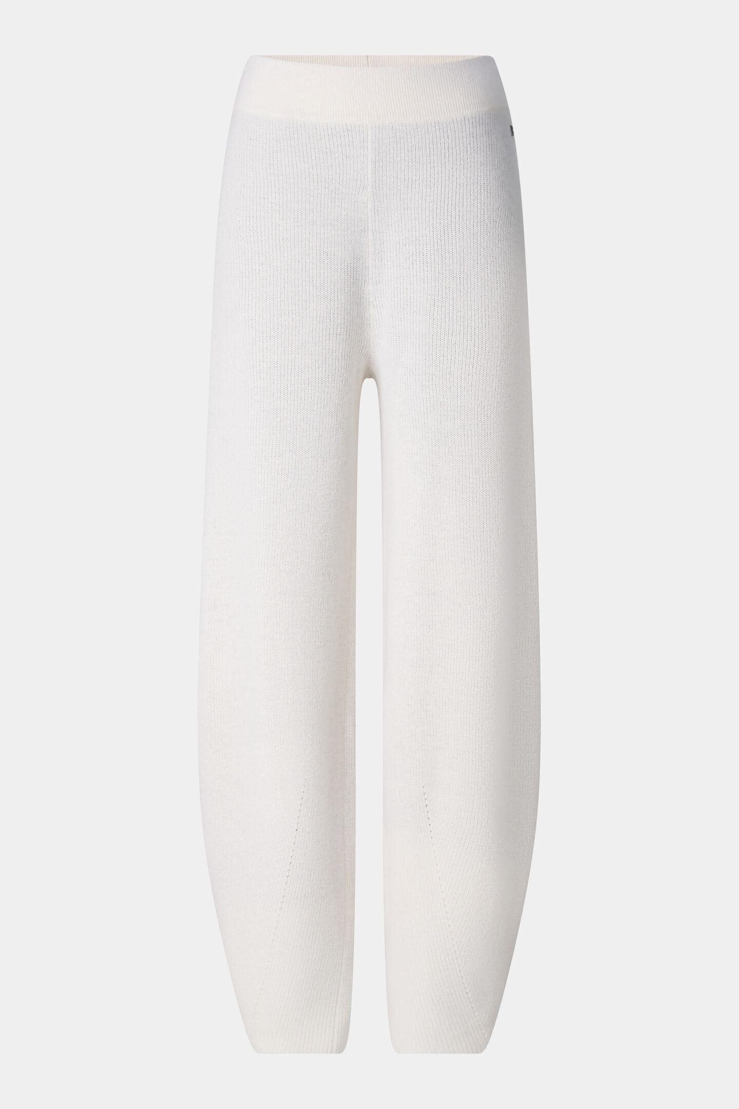 Schurwoll-Strickhose Luana Off-White