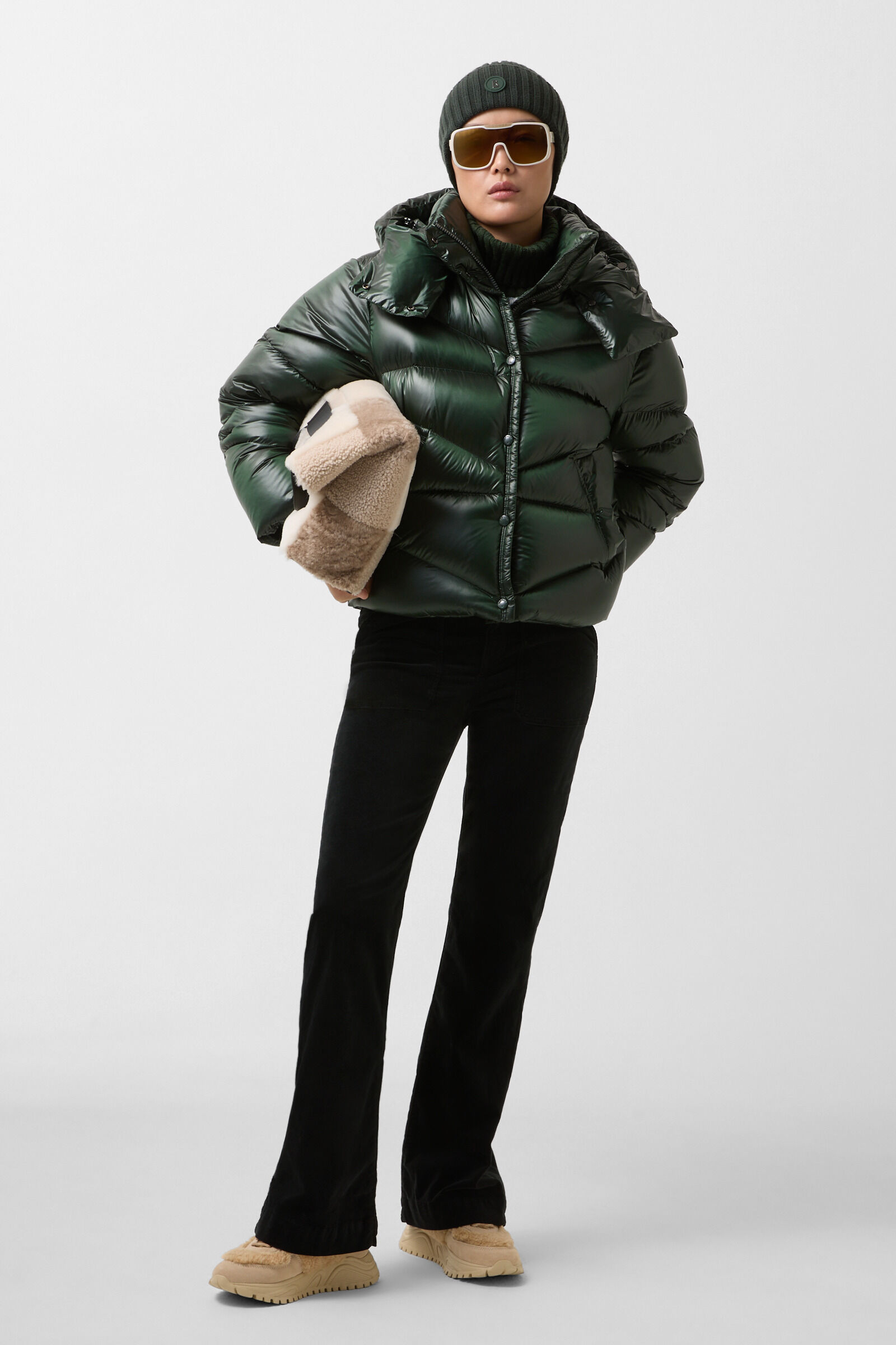 Xally down jacket Dark green