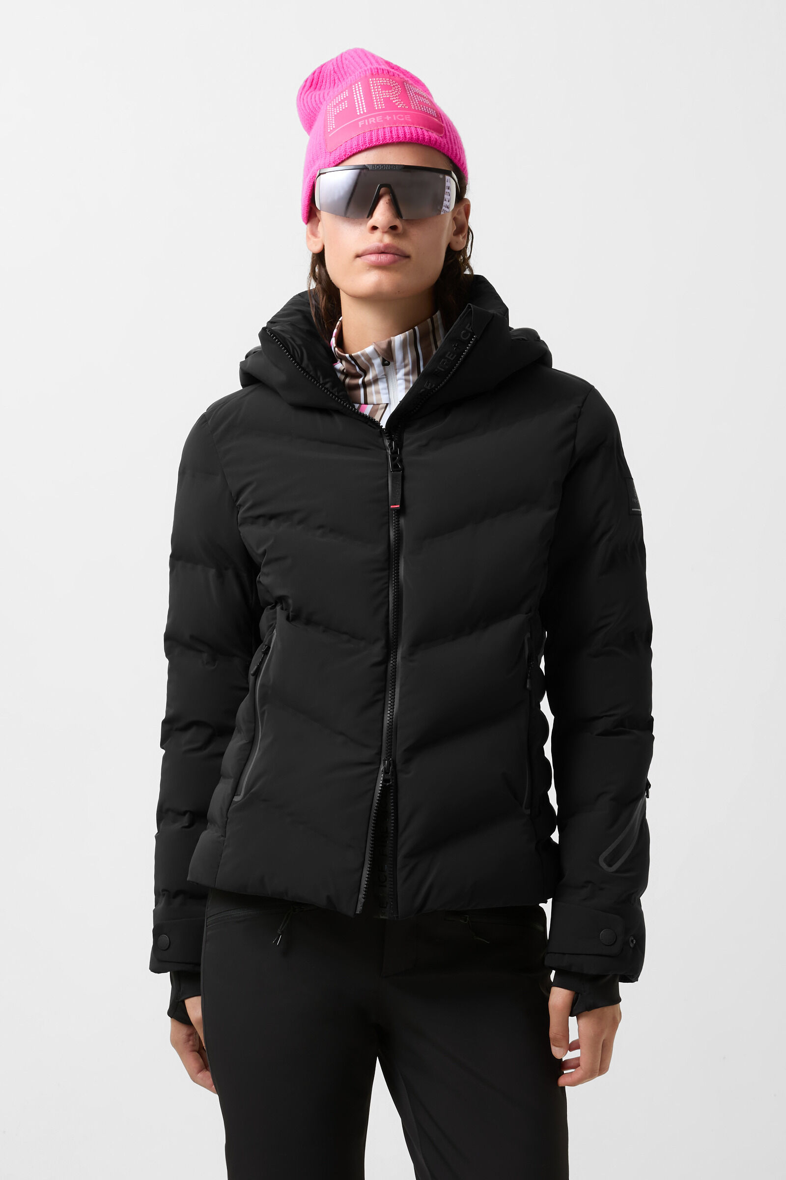 Tec-Sael quilted jacket Black
