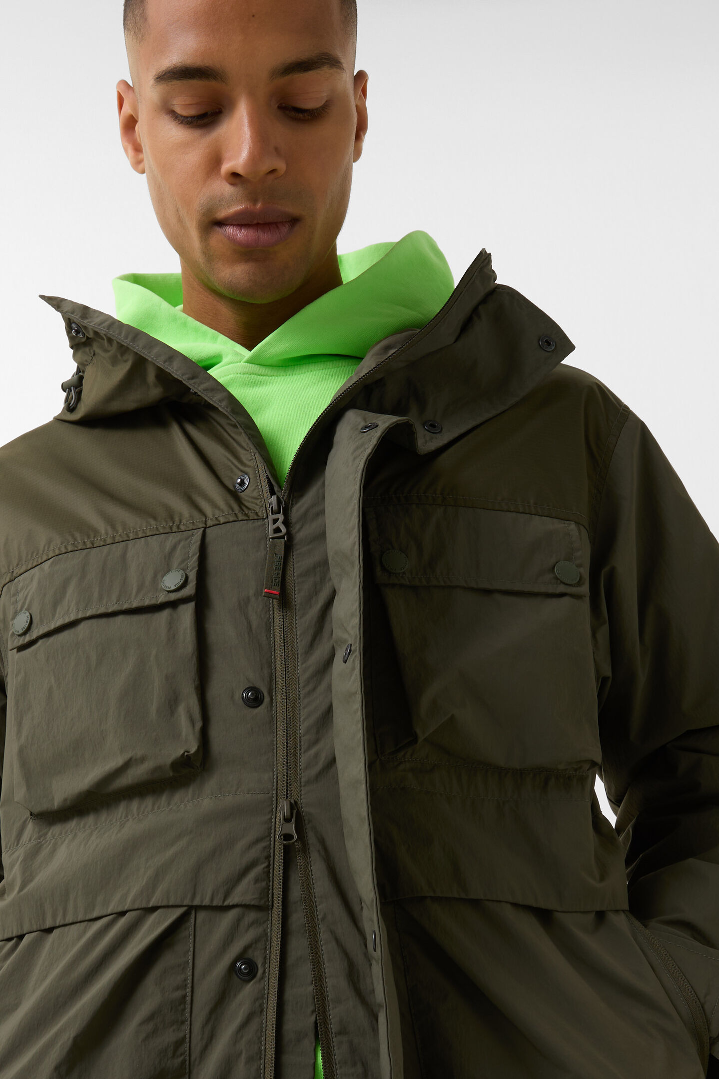Fieldjacket Leander Oliv-Grün