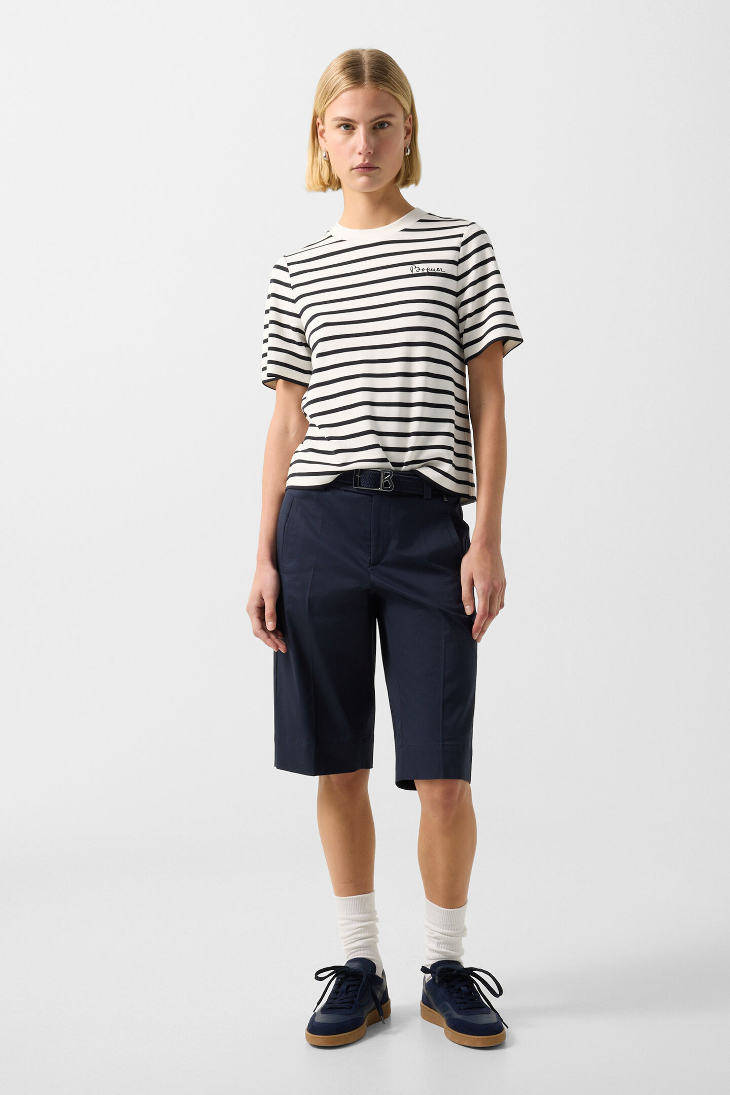 T-Shirt Rachel Off-White/Schwarz