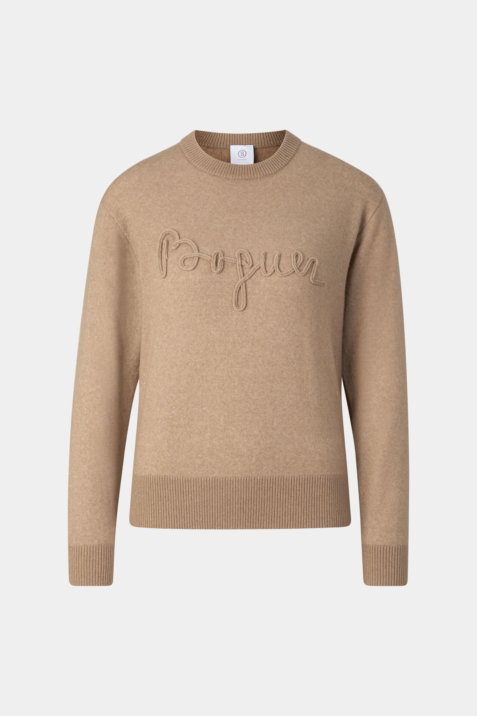 Tatjana pure new wool cashmere jumper Camel