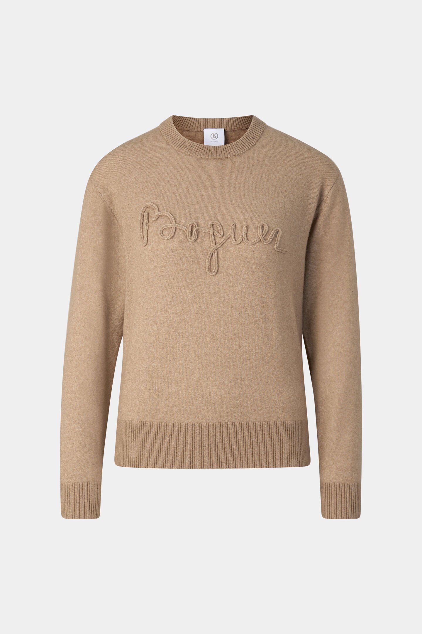 Tatjana pure new wool cashmere jumper Camel