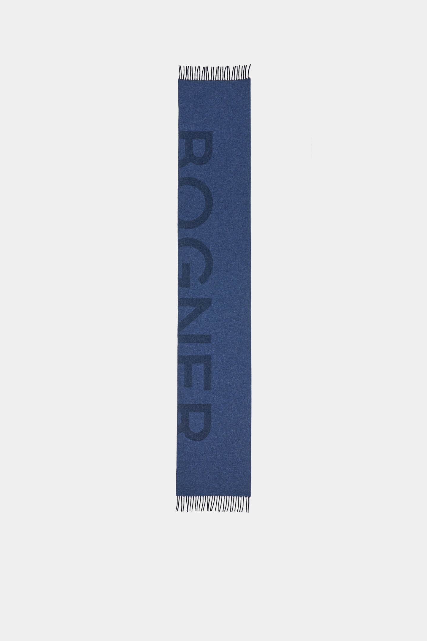 Wool scarf Scarf Navy blue/blue