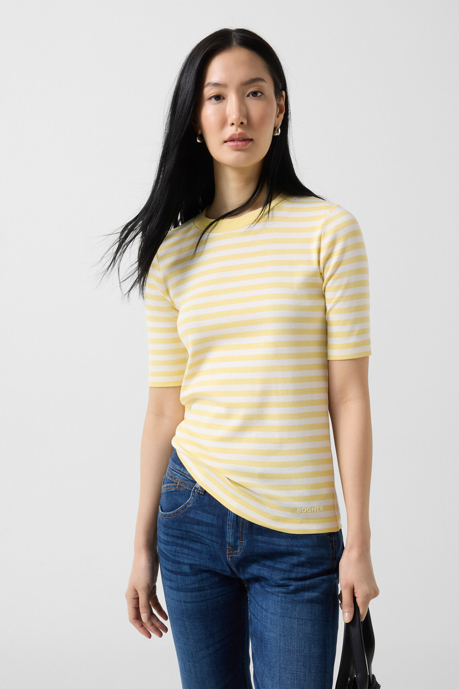 Nikini T-shirt Yellow/Off-White