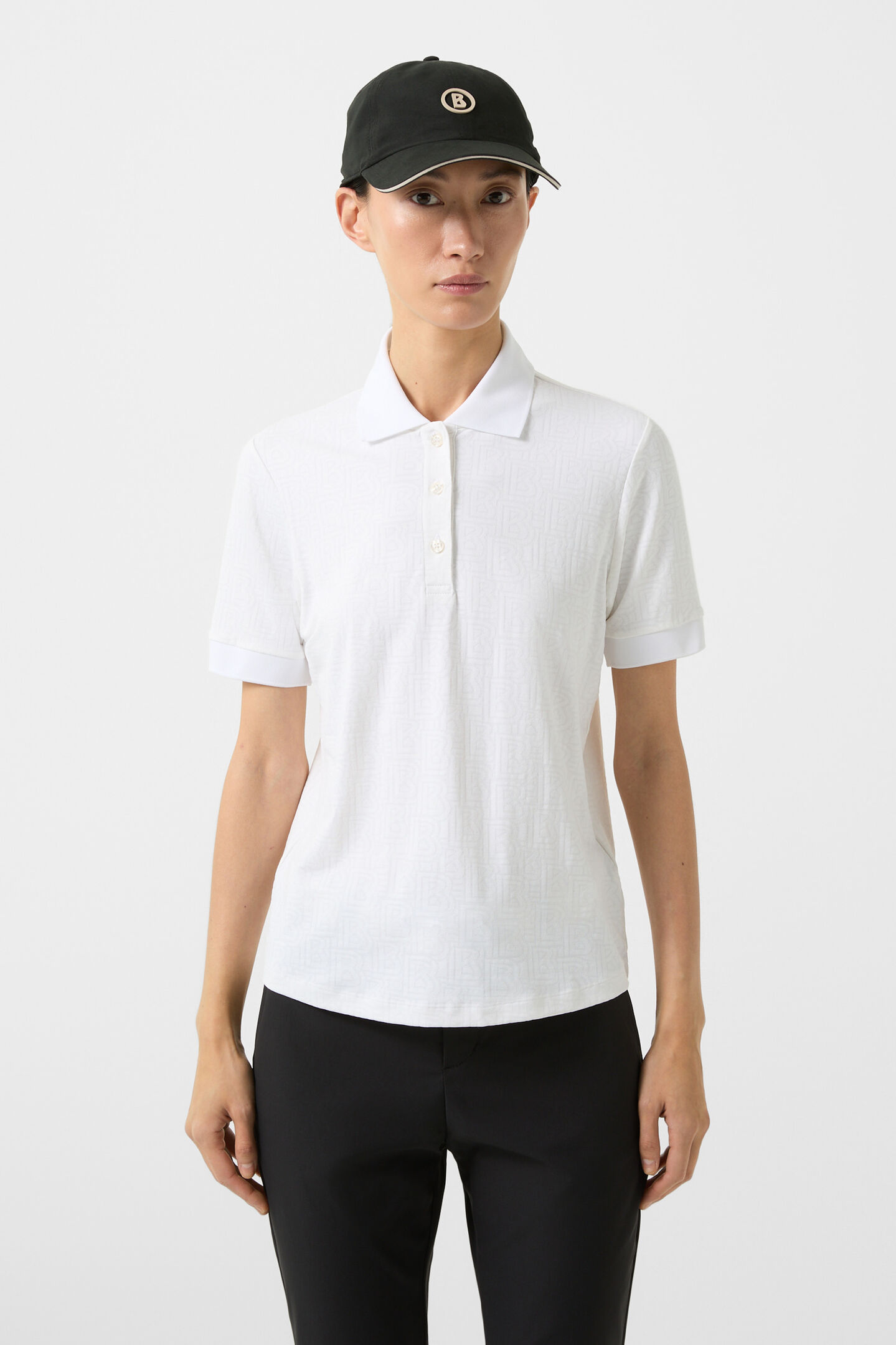 Larina functional short-sleeved top Off-White