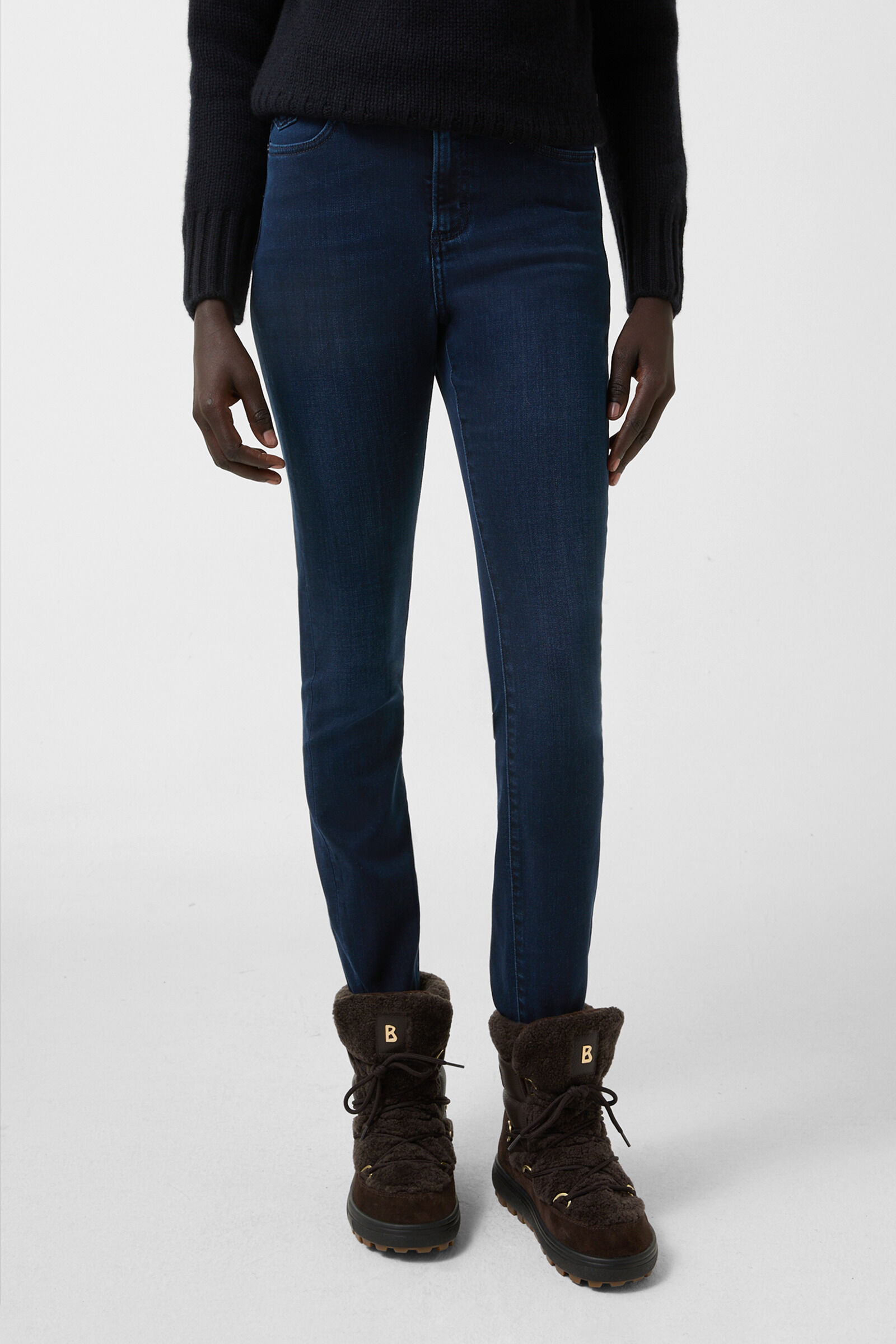 7/8 slim fit jeans Julie Dark Denim Blue