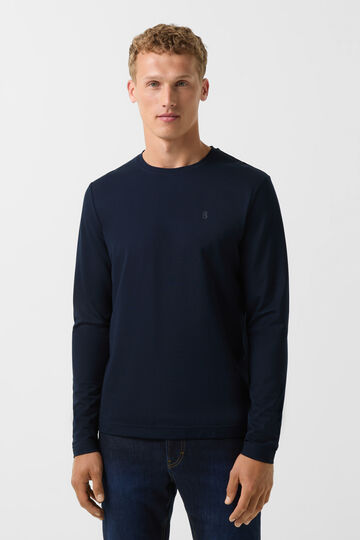 T-shirt long Arvid Bleu marine T-shirt long Arvid Bleu marine