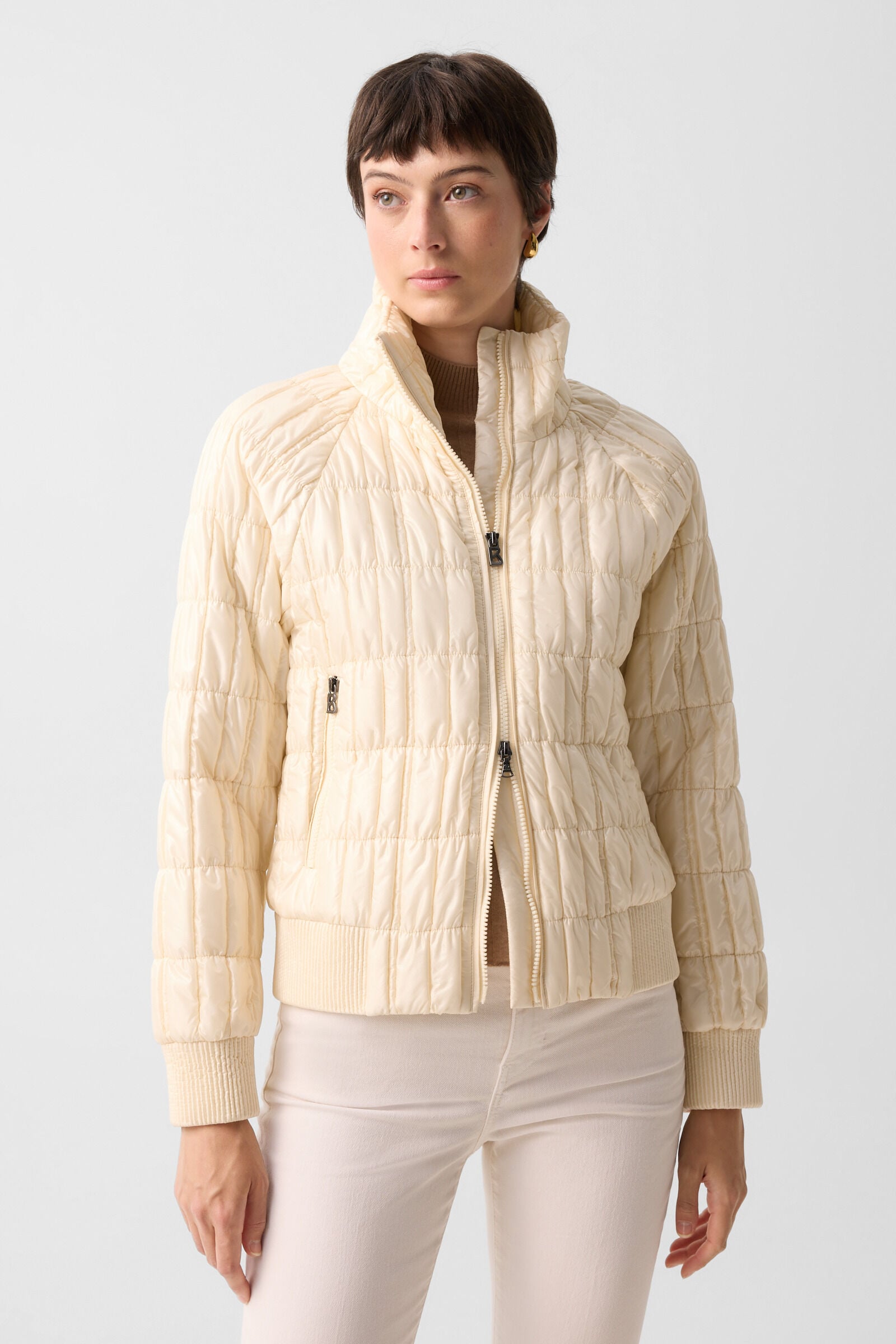 Sherry quilted jacket Cream
