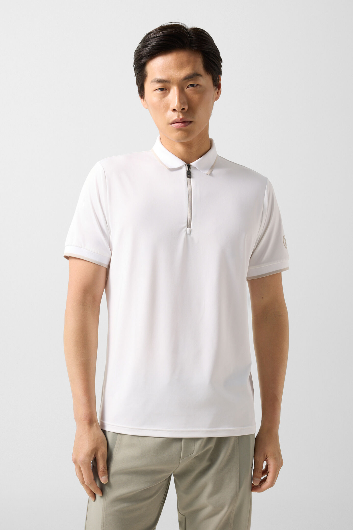 Funktions-Polo-Shirt Cody Off-White