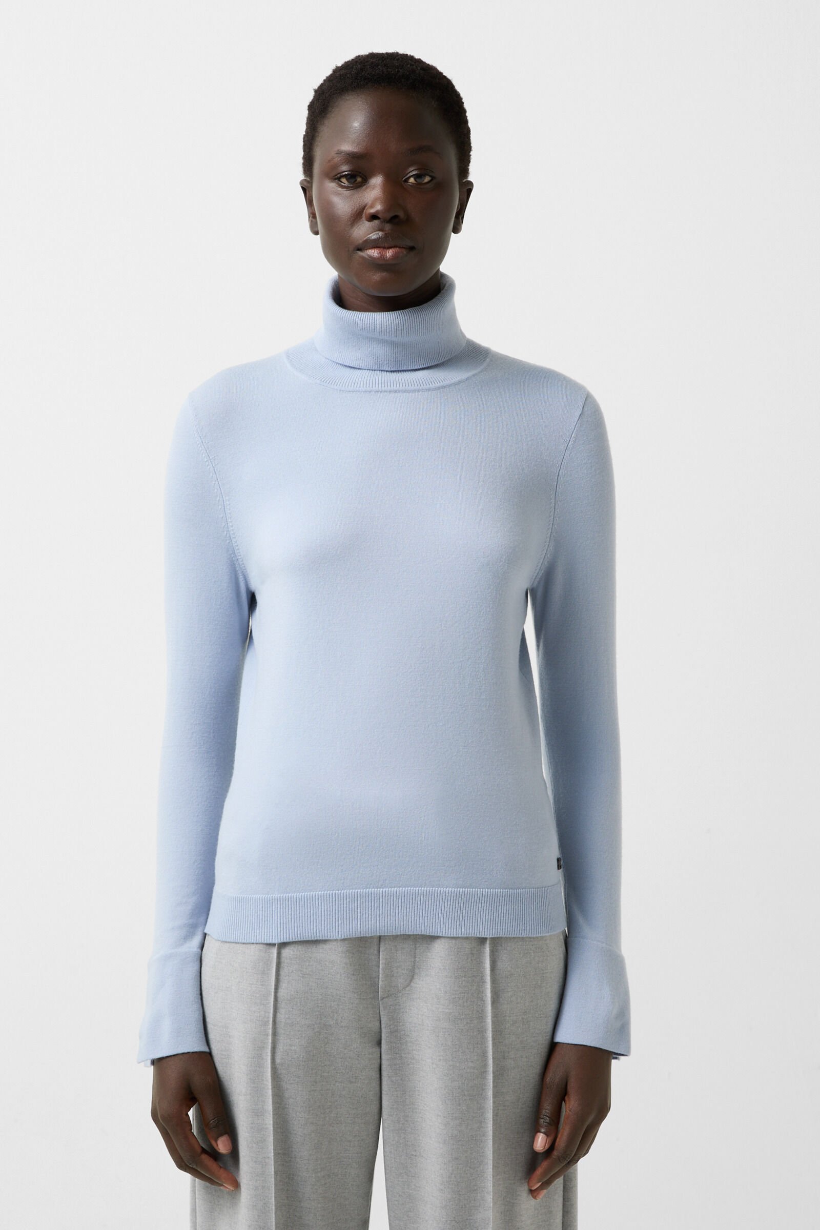 Vinny turtleneck jumper Light blue