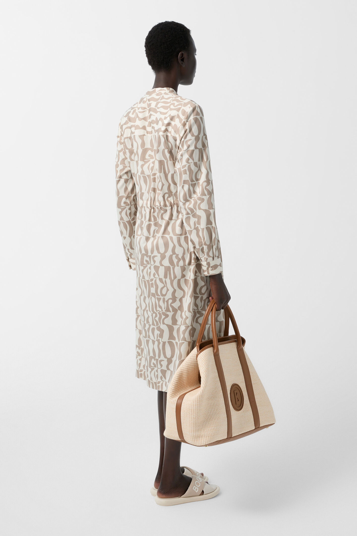 Dress Shanice Caramel/cream